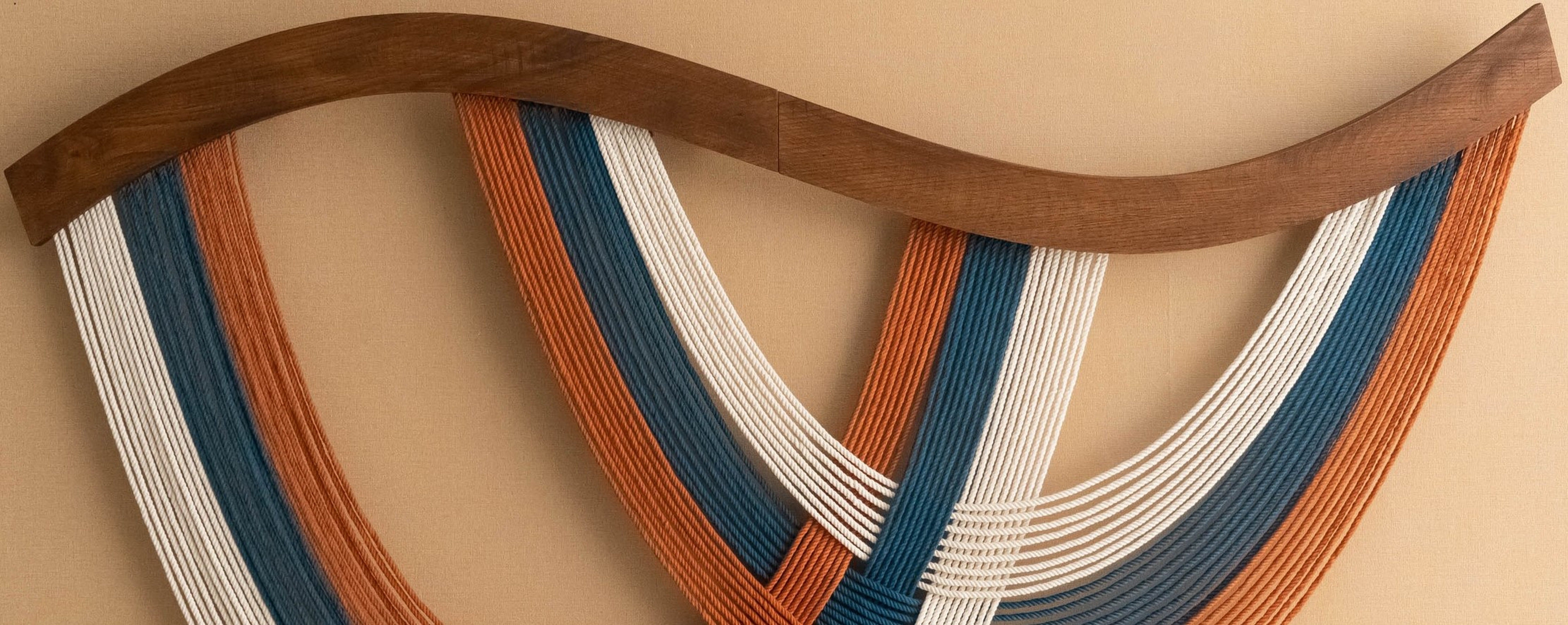 Fiber Macrame Wall Hanging Boho Home Decor V93