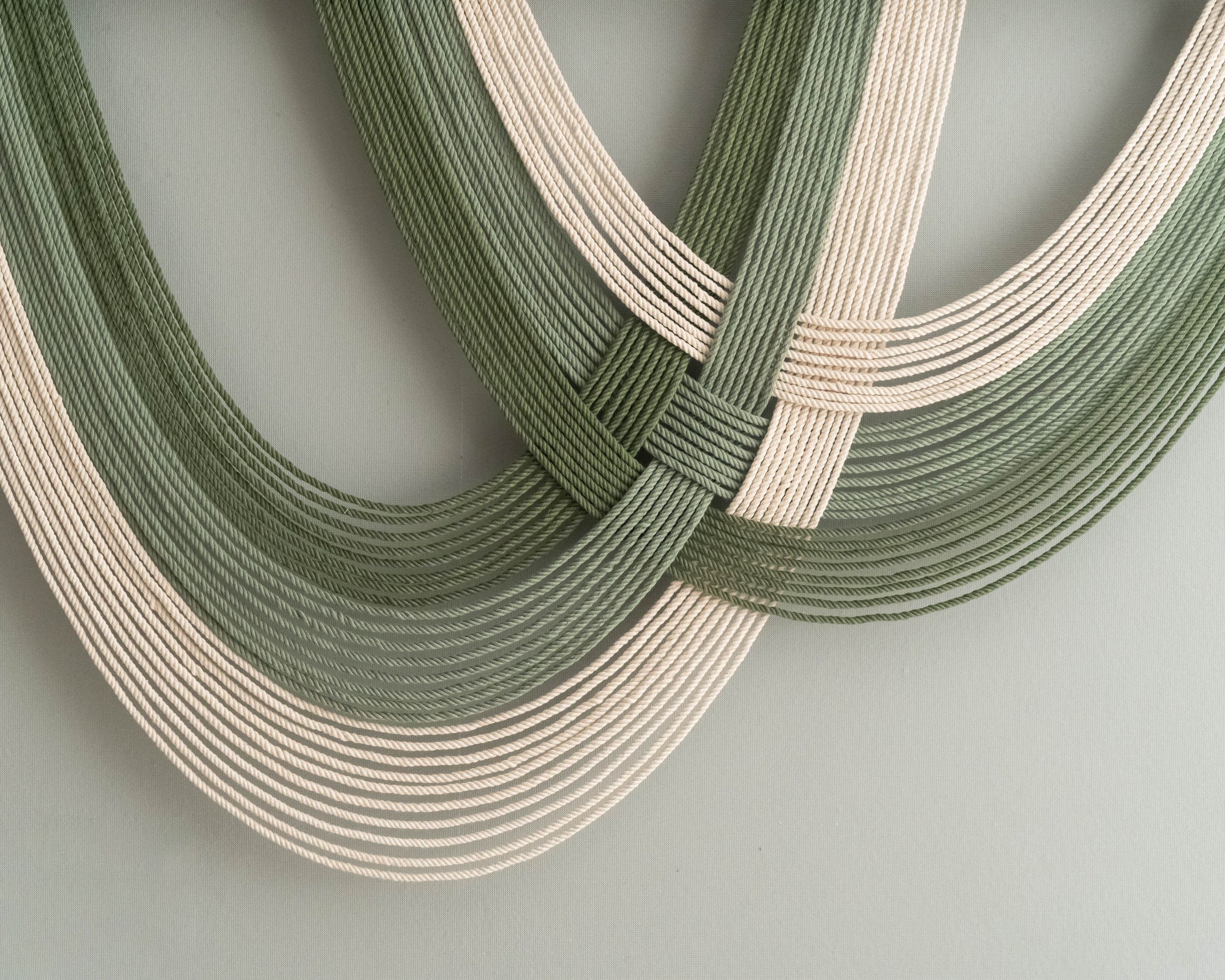 Large Handmade Cotton Macrame Wall Hanging V91