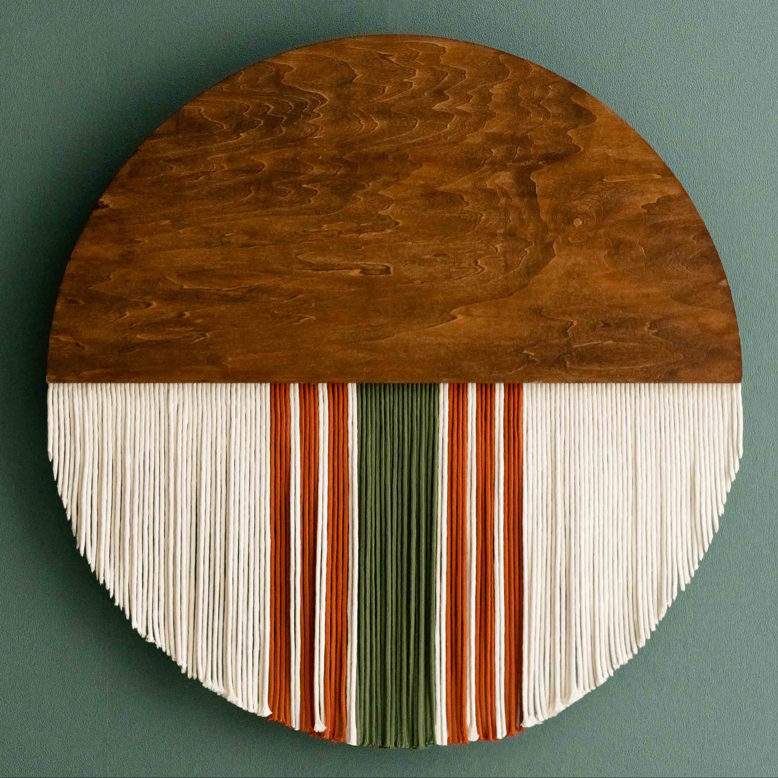 Round Macrame Boho Wall Hanging Decor V54