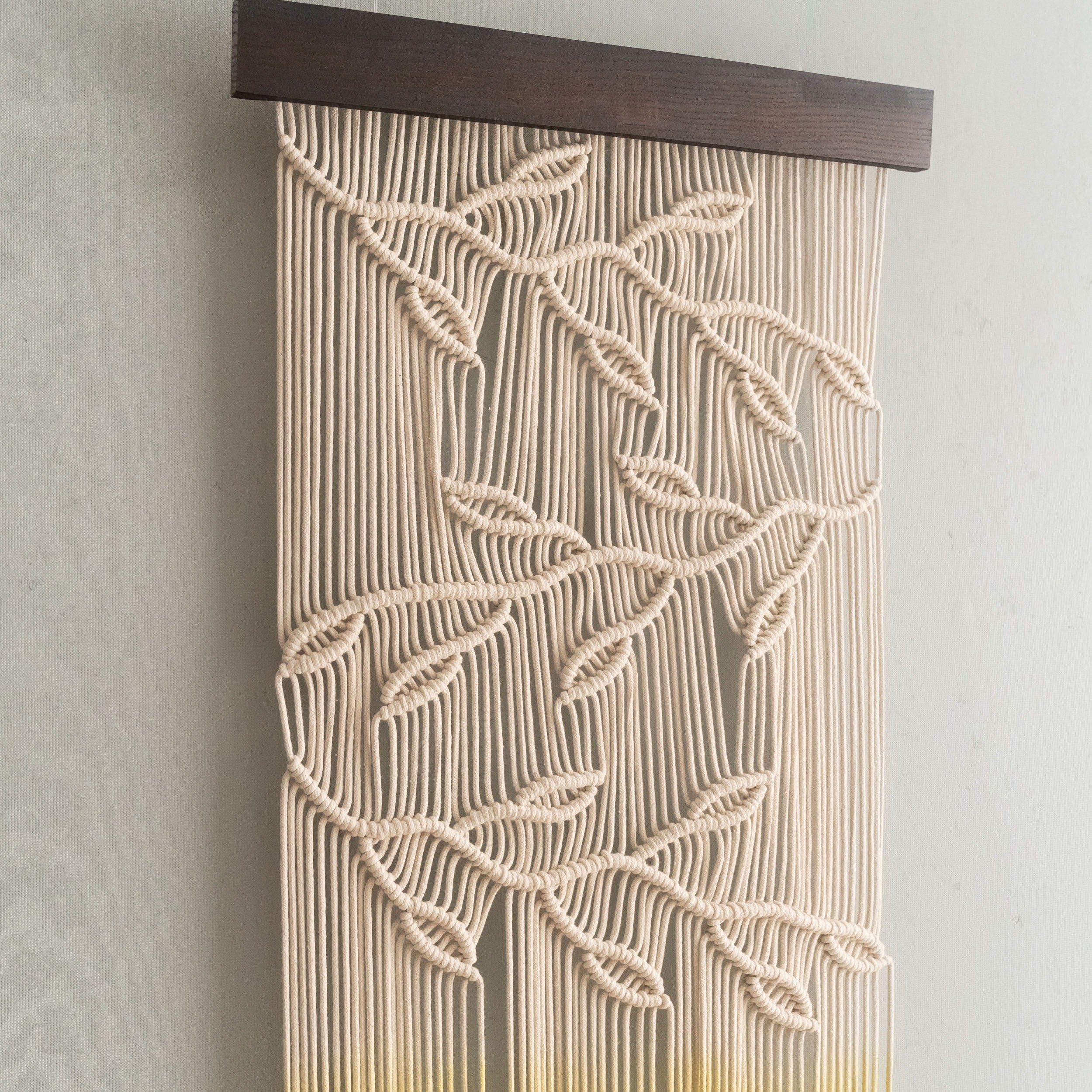 Macrame Fiber Wall Hanging Decor U29