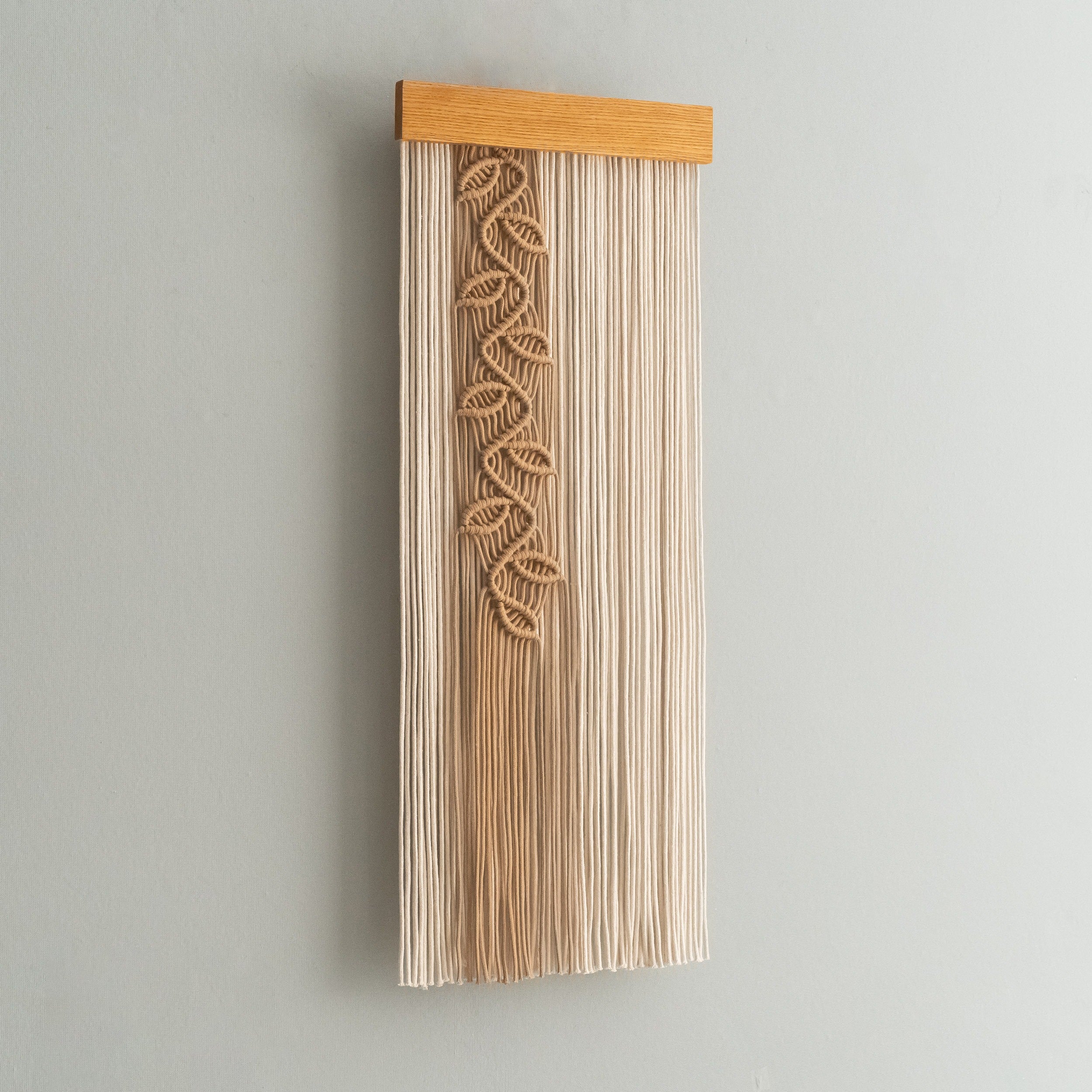 Macrame Leaf Vine Wall Hanging Boho Decor V95