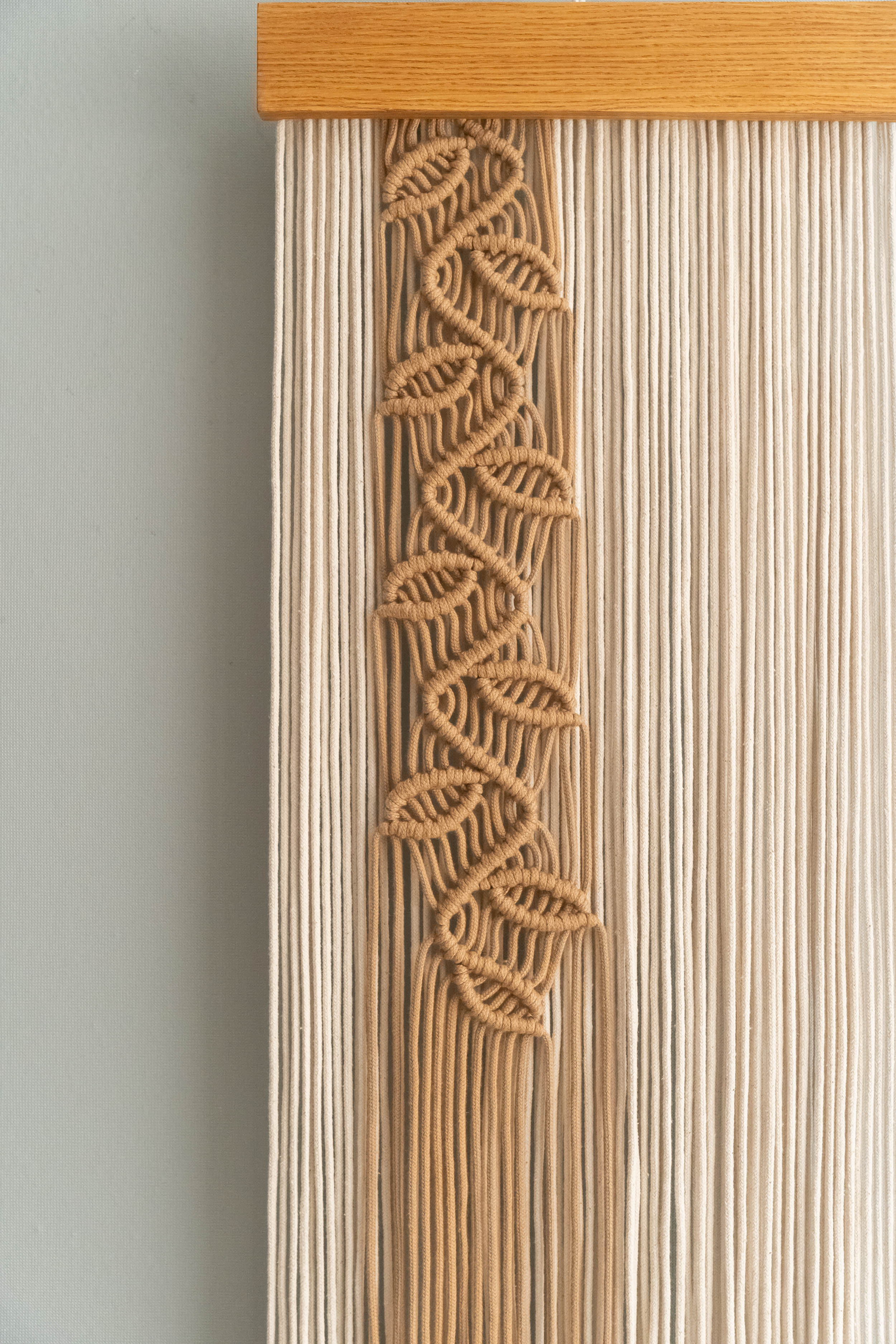 Macrame Leaf Vine Wall Hanging Boho Decor V95