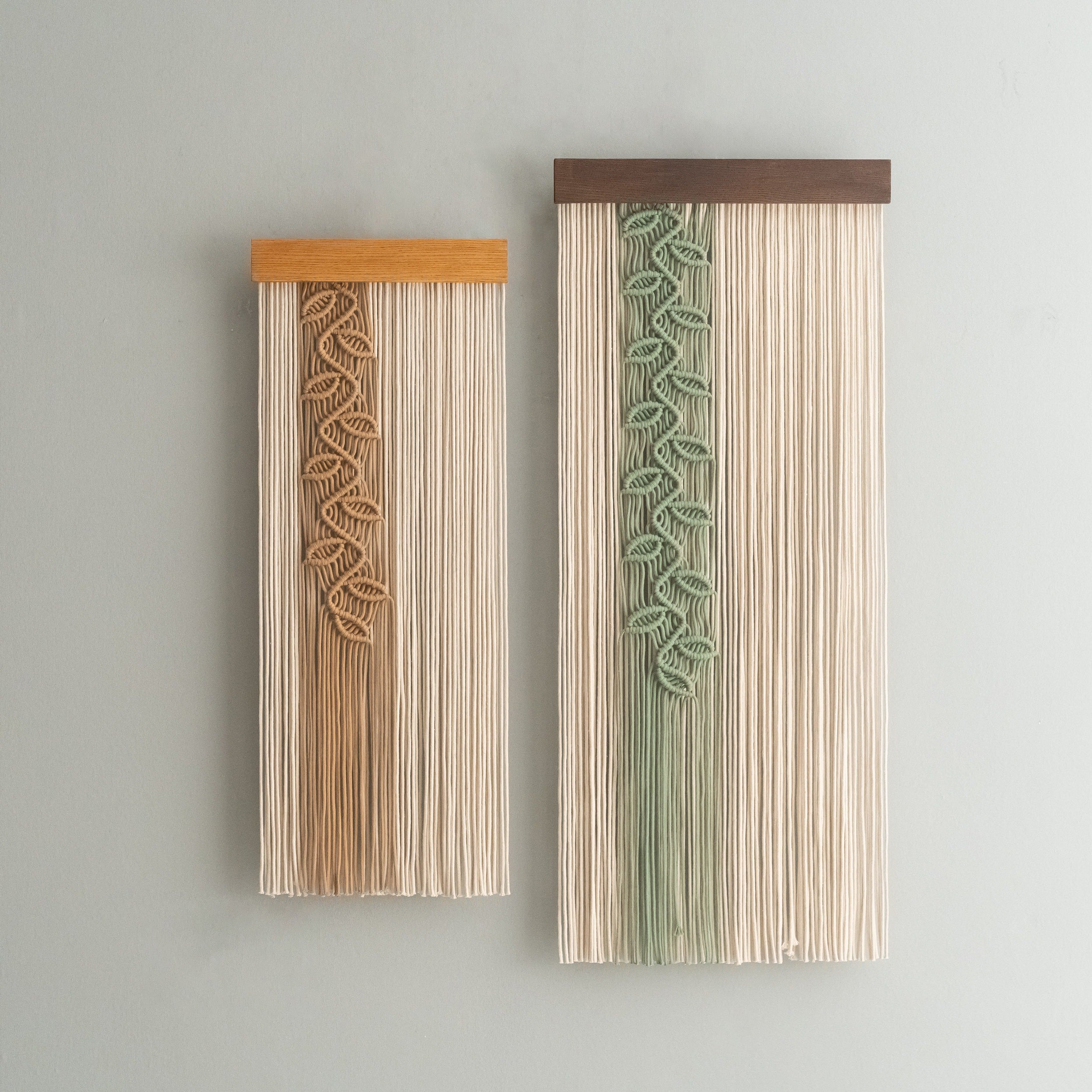 Macrame Leaf Vine Wall Hanging Boho Decor V95