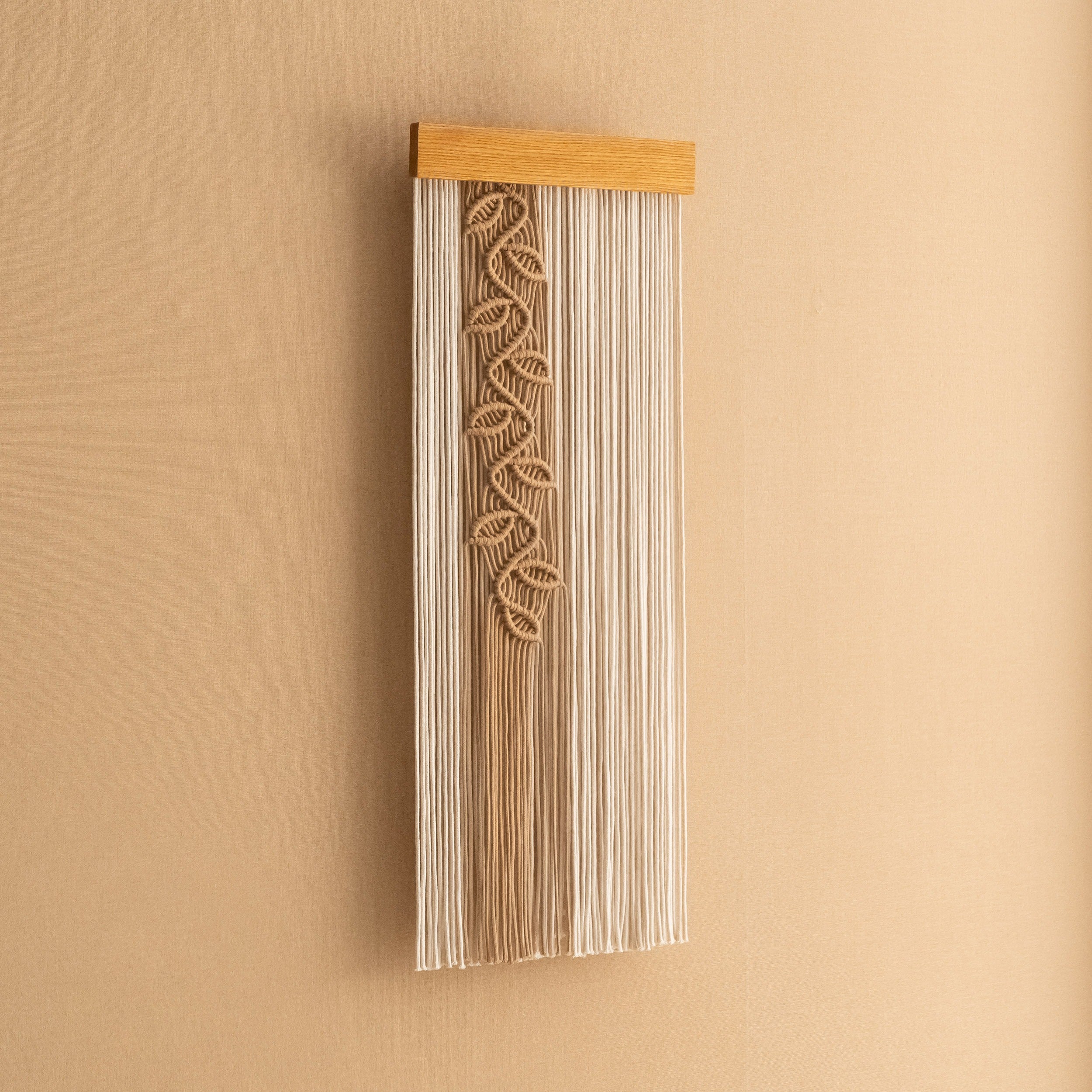 Macrame Leaf Vine Wall Hanging Boho Decor V95