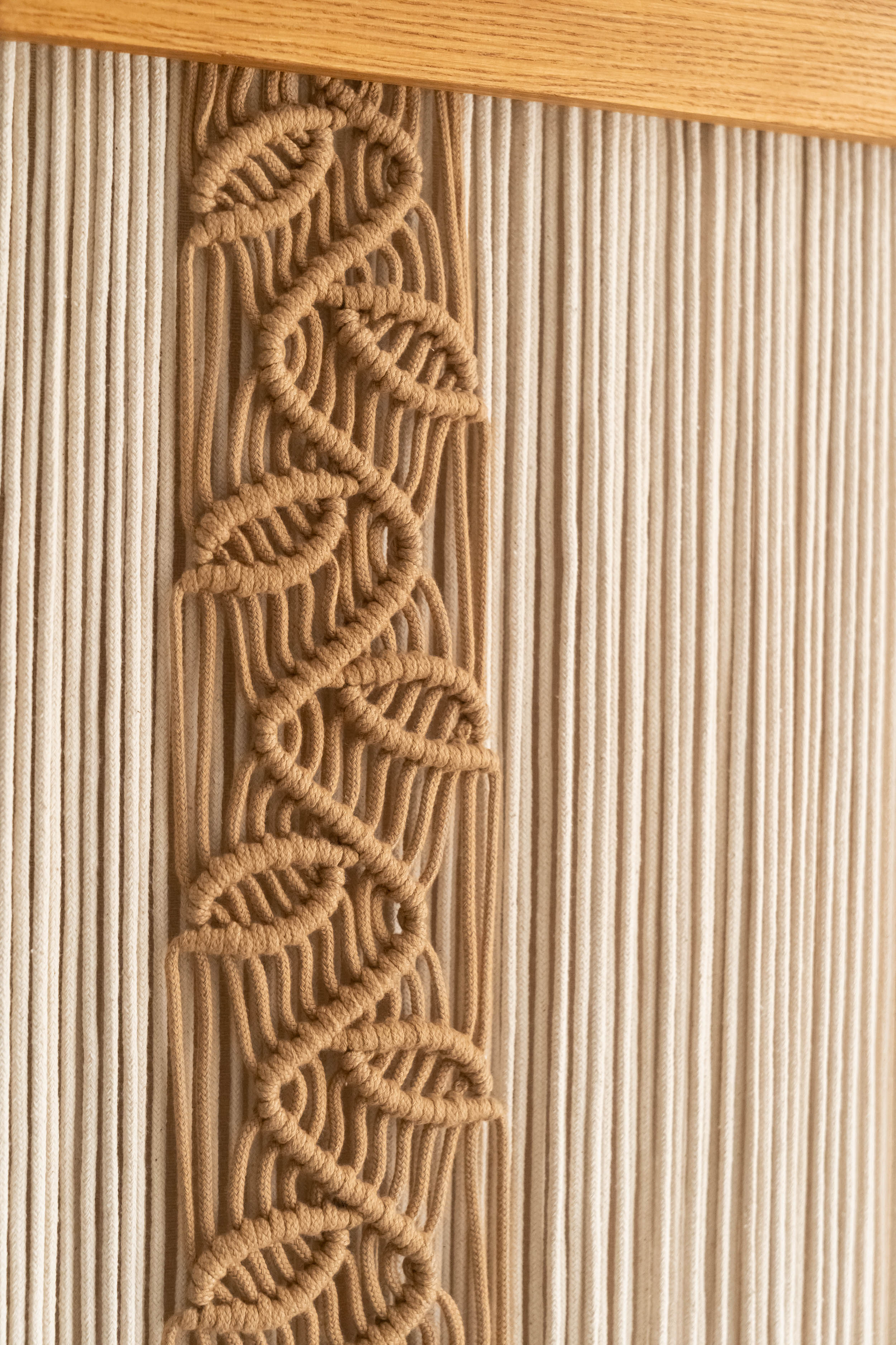 Macrame Leaf Vine Wall Hanging Boho Decor V95