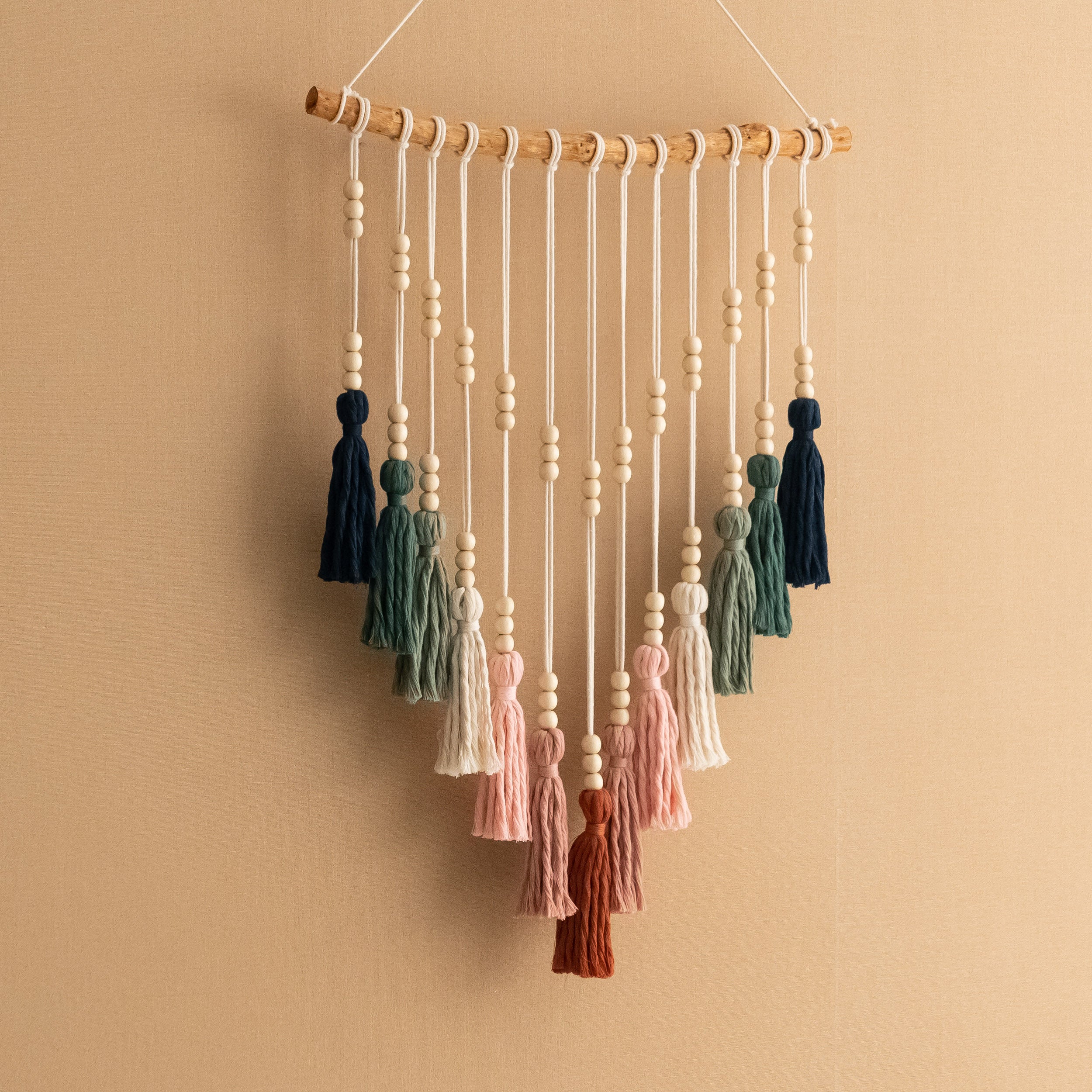 Boho Colorful Macrame Tassel Wall Hanging Decor V85