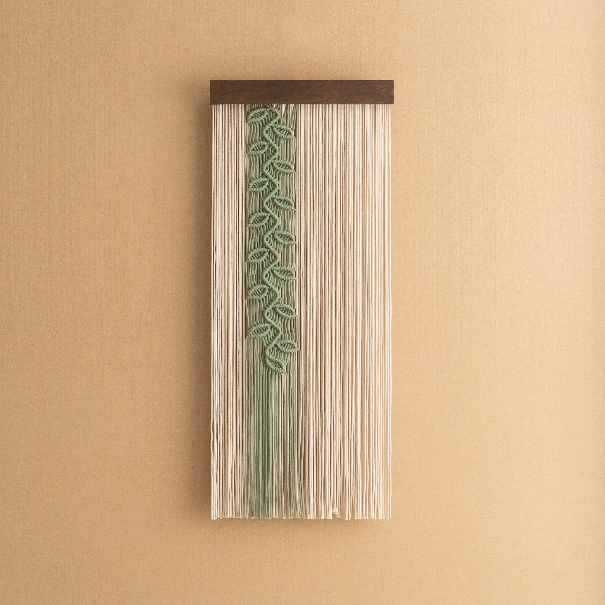Macrame Leaf Vine Wall Hanging Boho Decor V95
