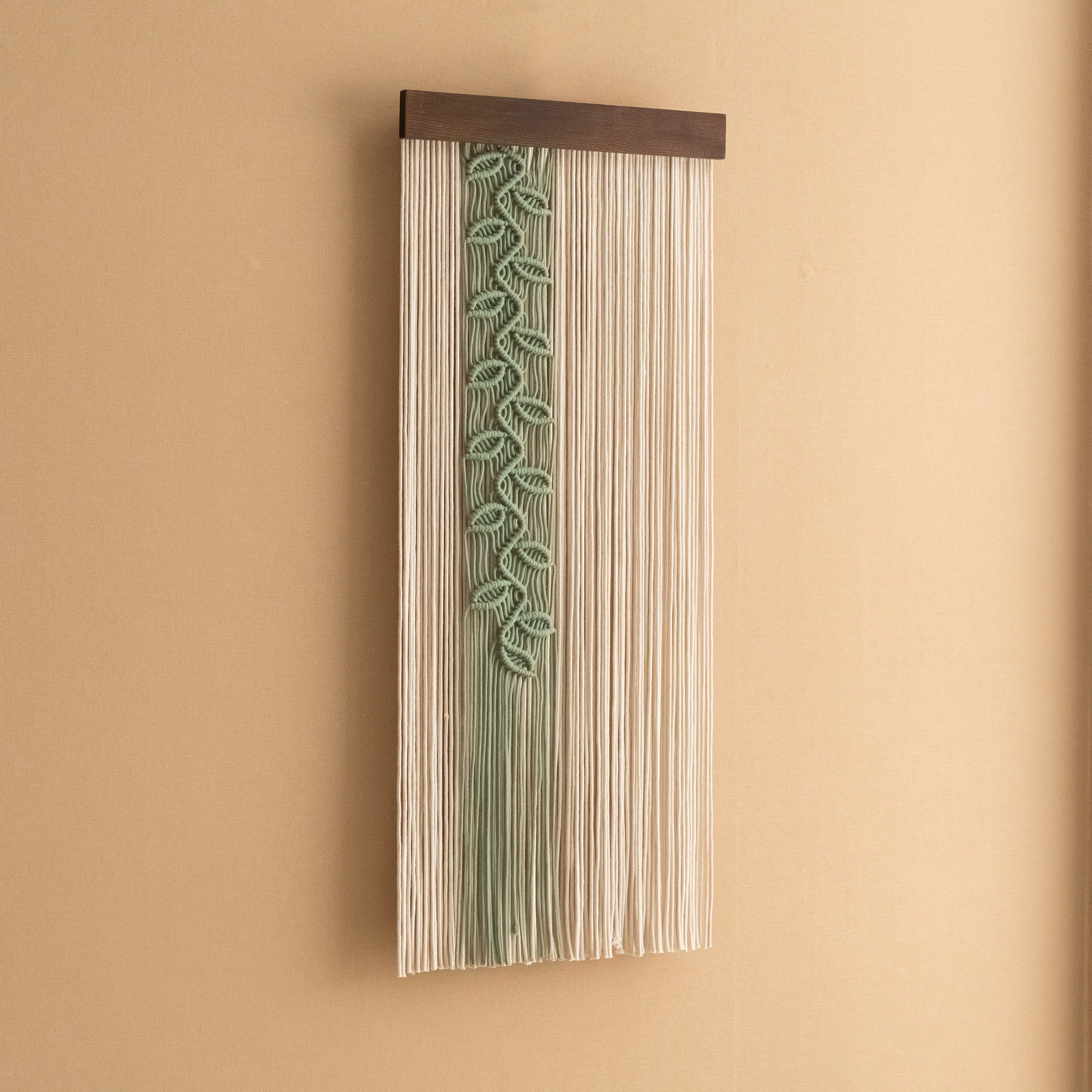 Macrame Leaf Vine Wall Hanging Boho Decor V95
