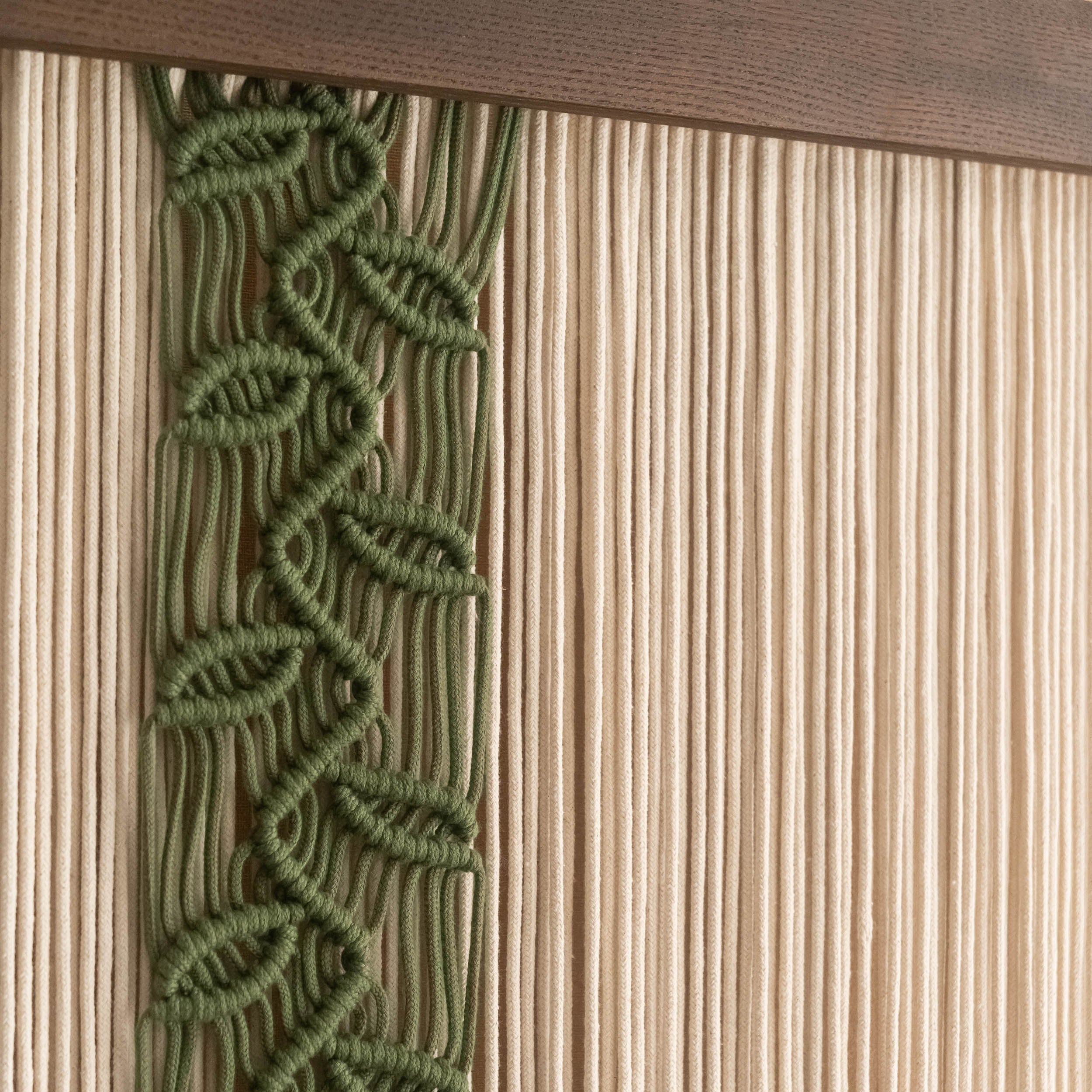 Macrame Leaf Vine Wall Hanging Boho Decor V95