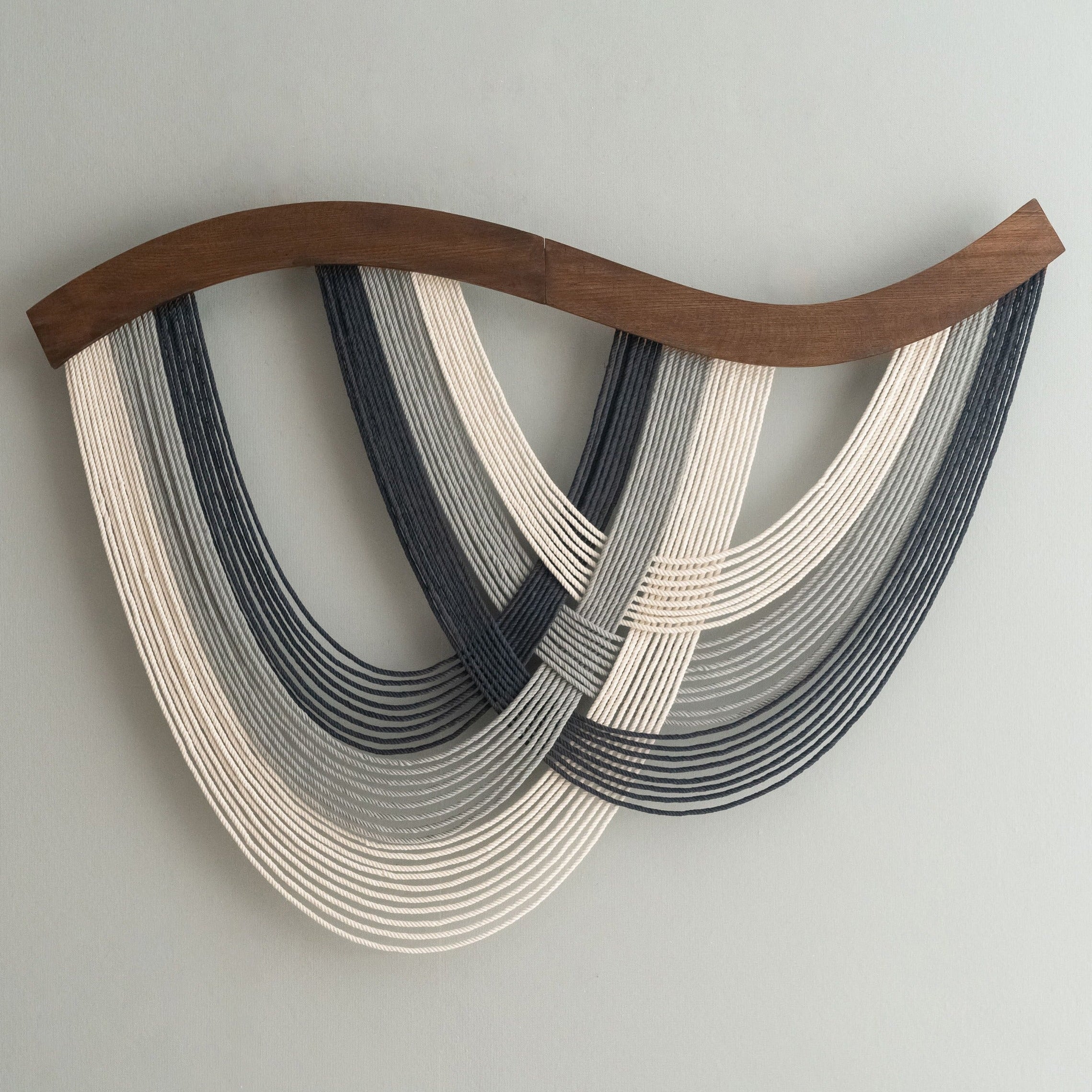 Macrame Wall Hanging Boho Neutral Art Decor V93