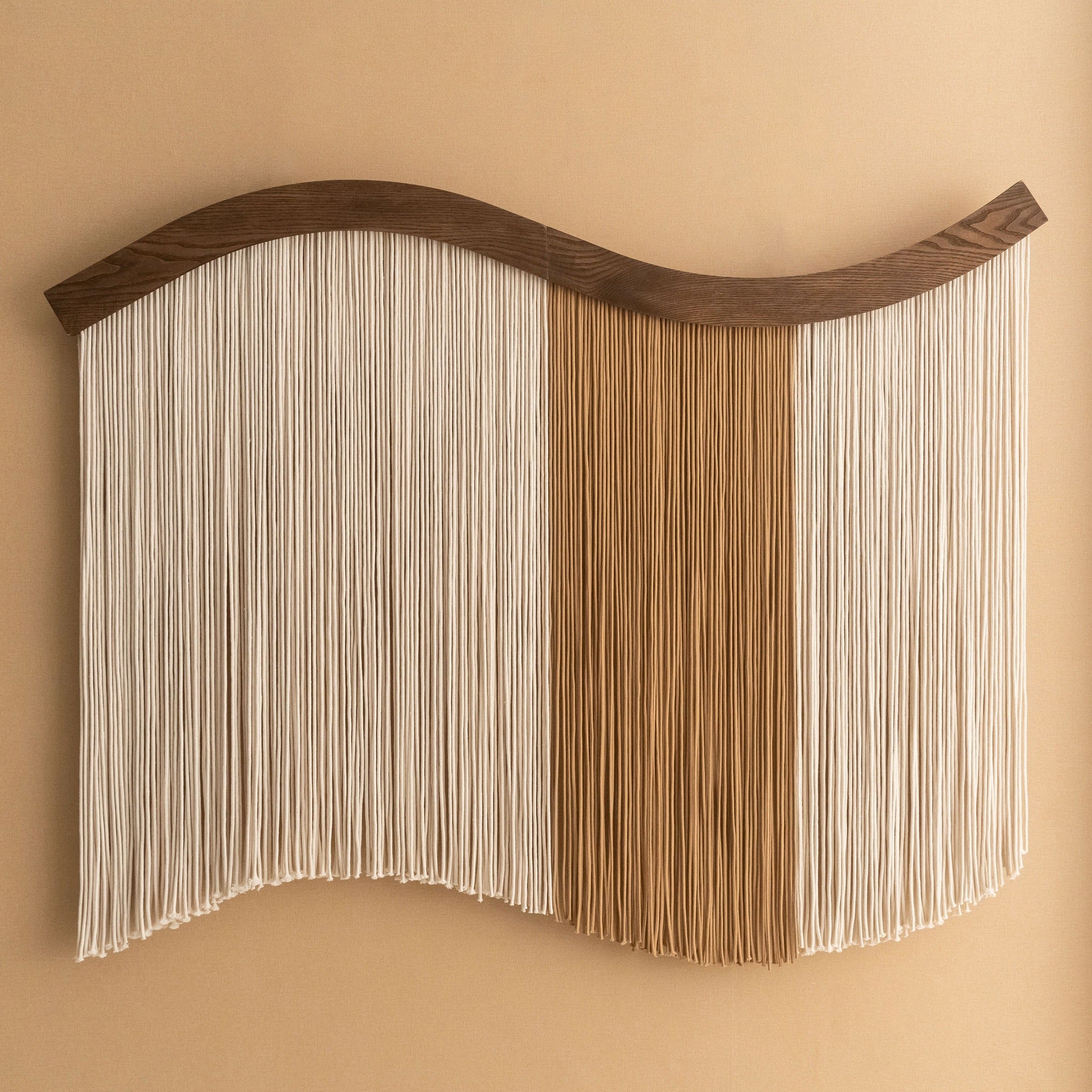 Minimalist Macrame Fiber Wall Hanging Decor U05