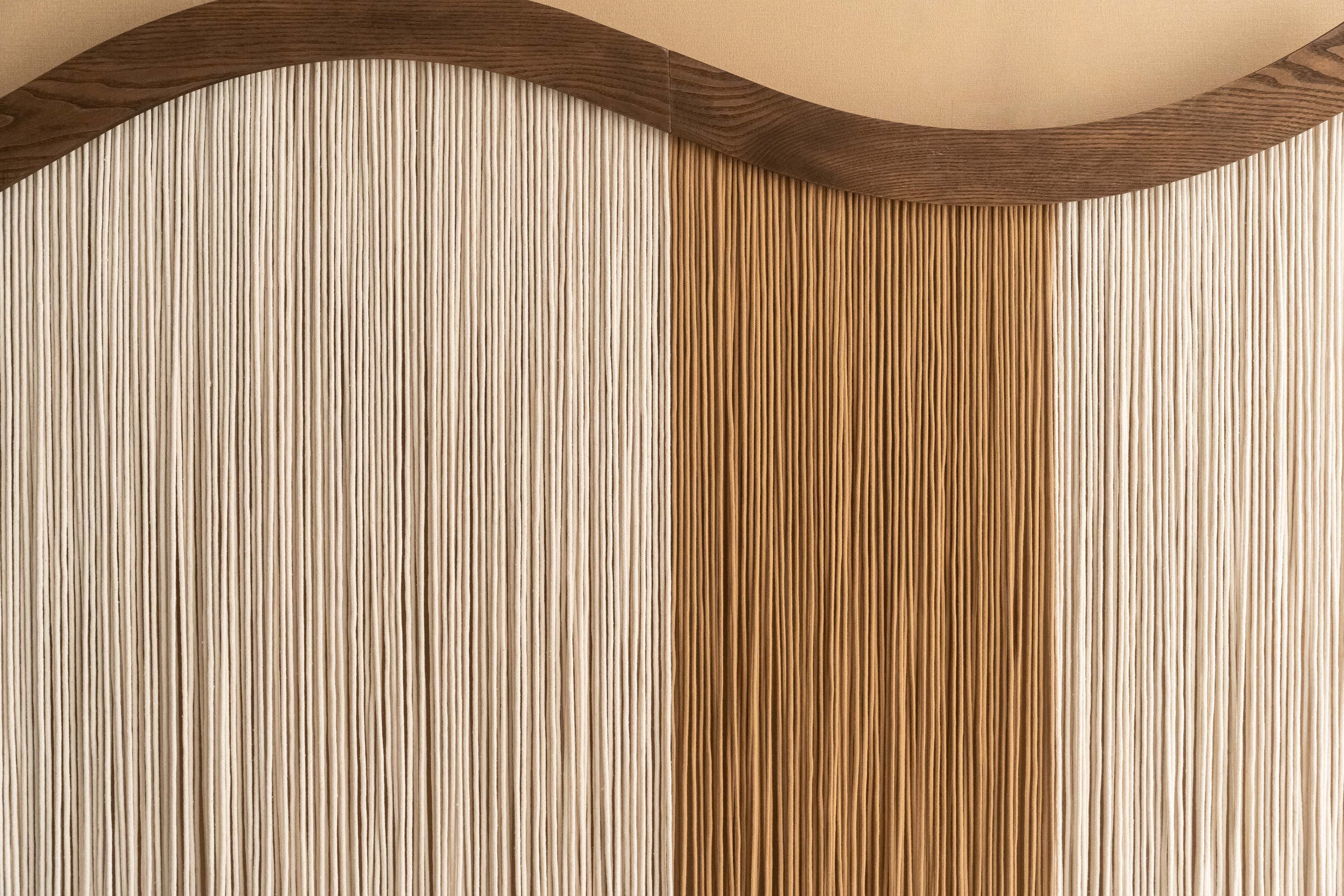 Minimalist Macrame Fiber Wall Hanging Decor U05