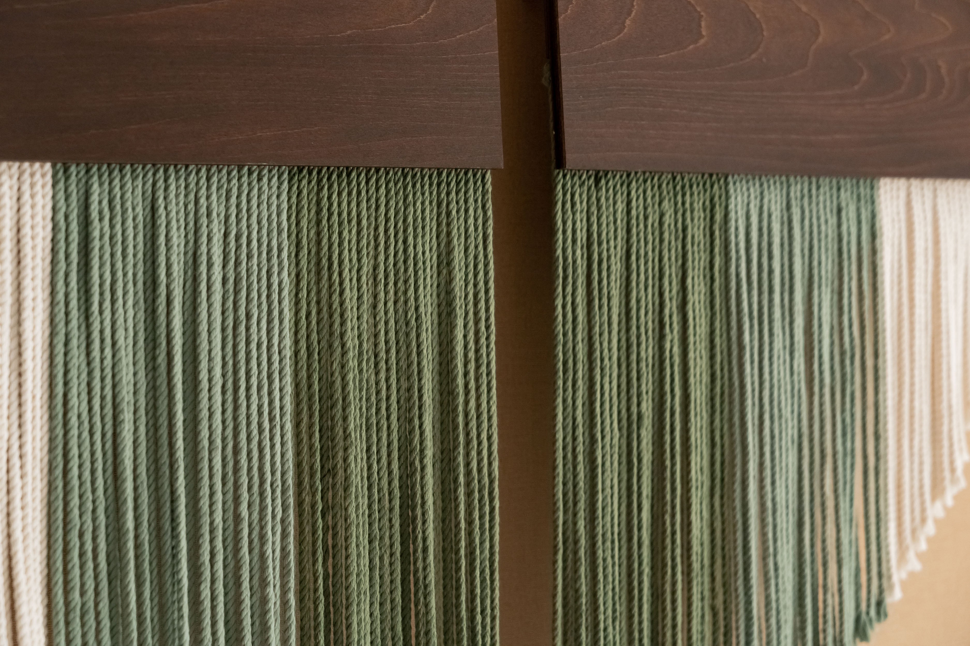 Handmade Duo Half-Circle Macrame Wall Hanging V65