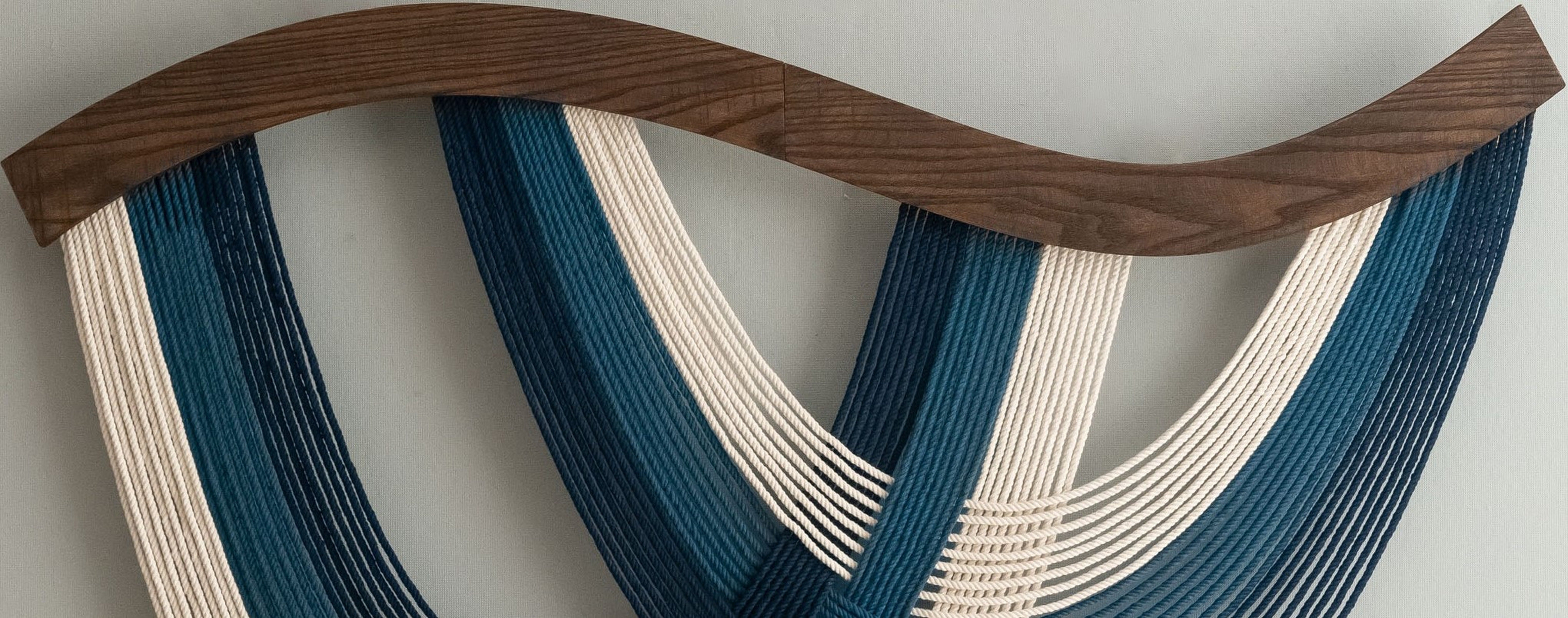 Fiber Macrame Wall Hanging Boho Decor V93