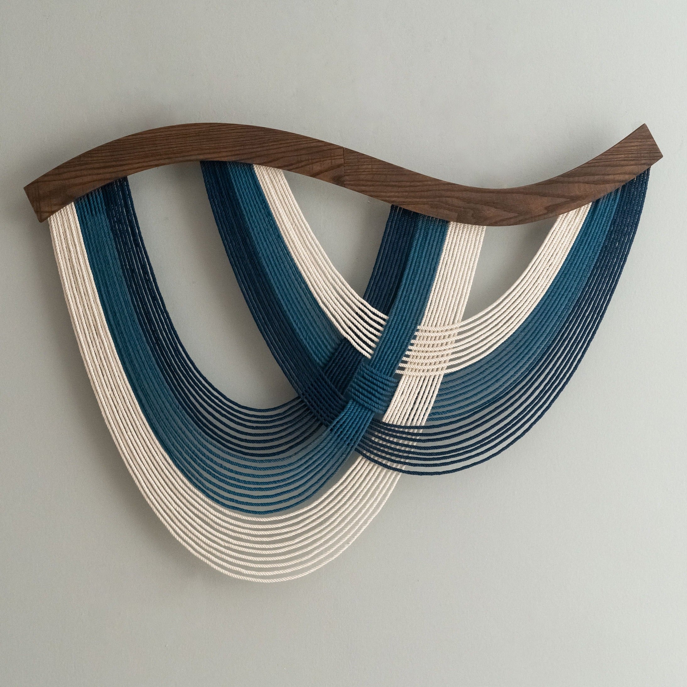 Fiber Macrame Wall Hanging Boho Decor V93