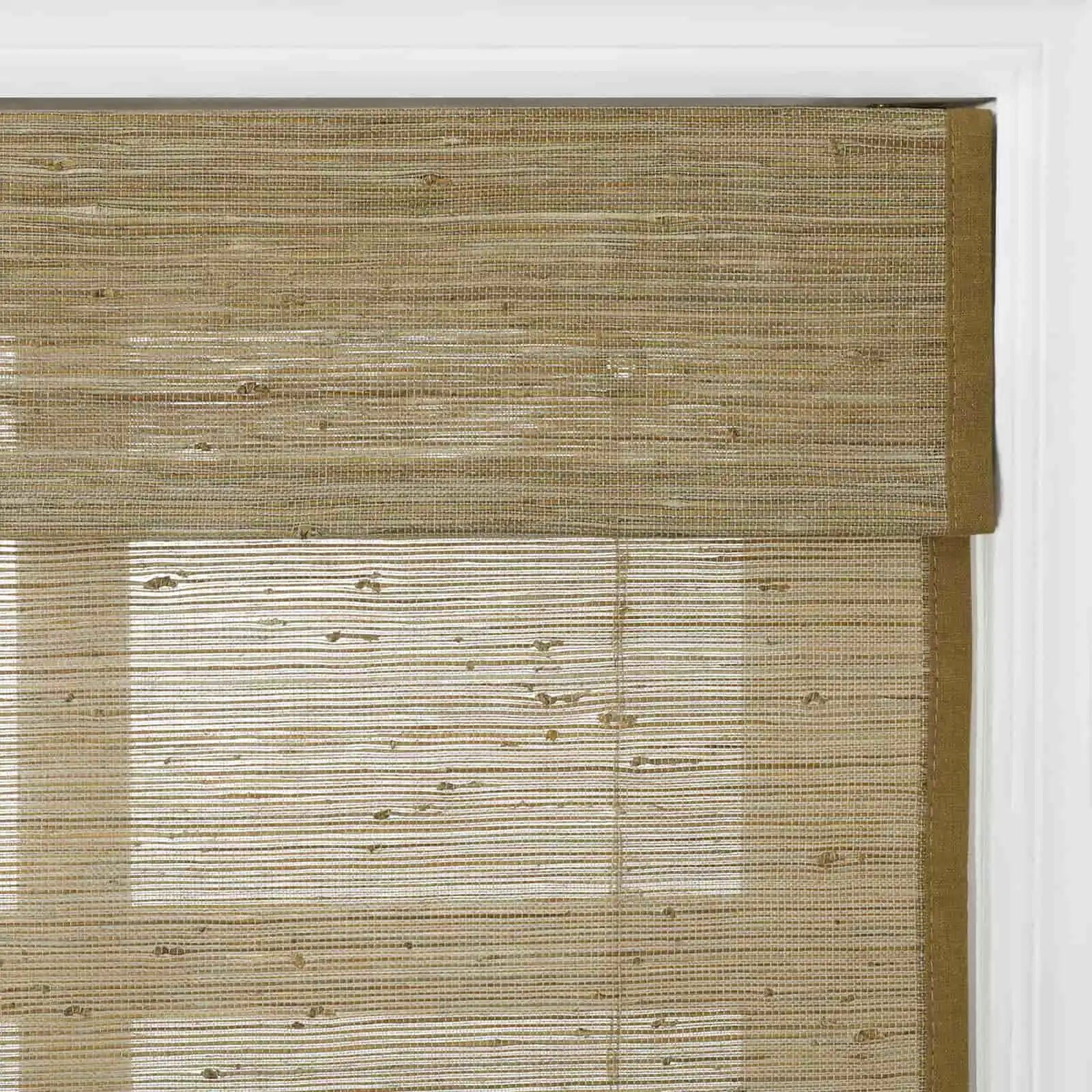 Rae Natural Jute Flax Woven Shade - Khaki TWOPAGES CURTAINS