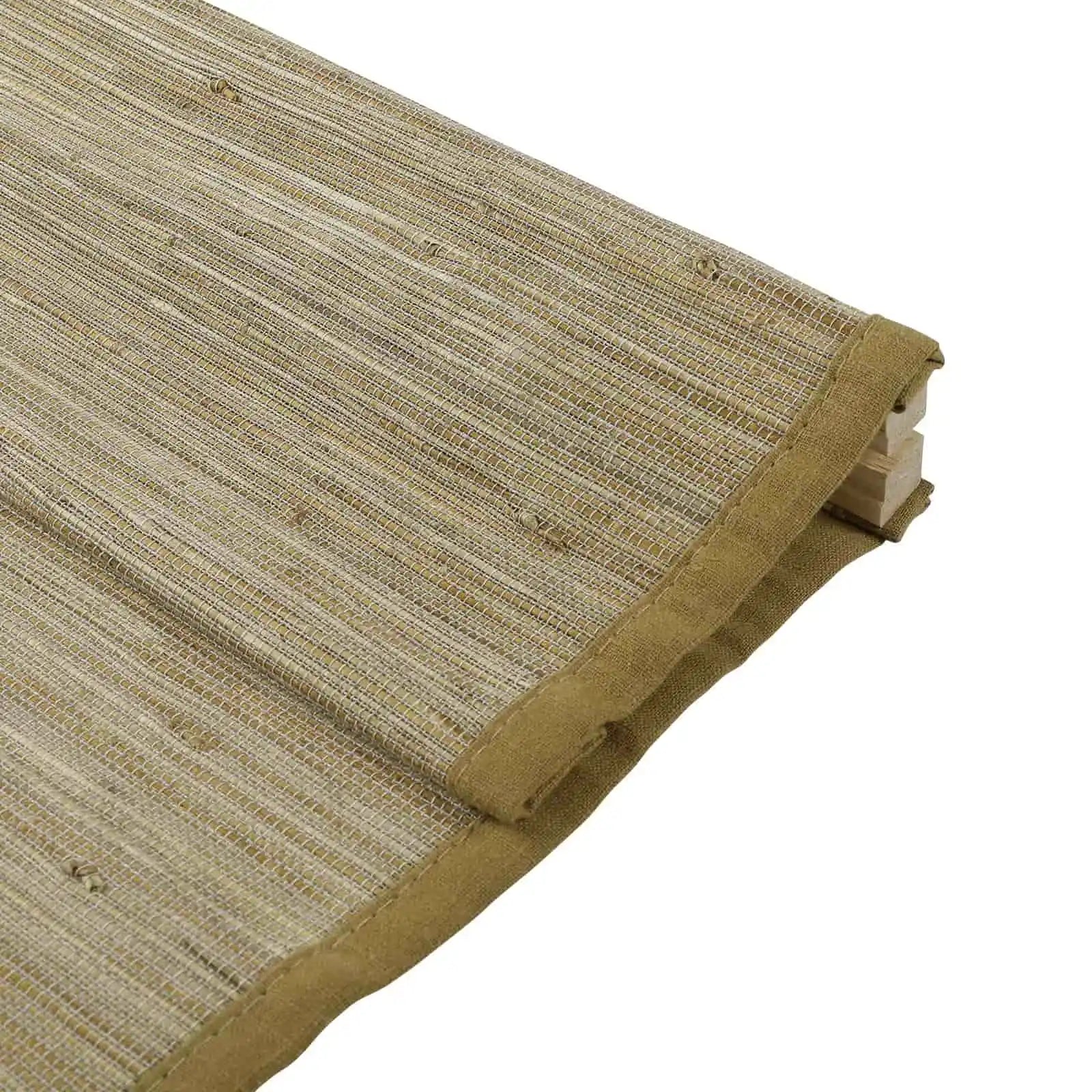 Rae Natural Jute Flax Woven Shade - Khaki TWOPAGES CURTAINS