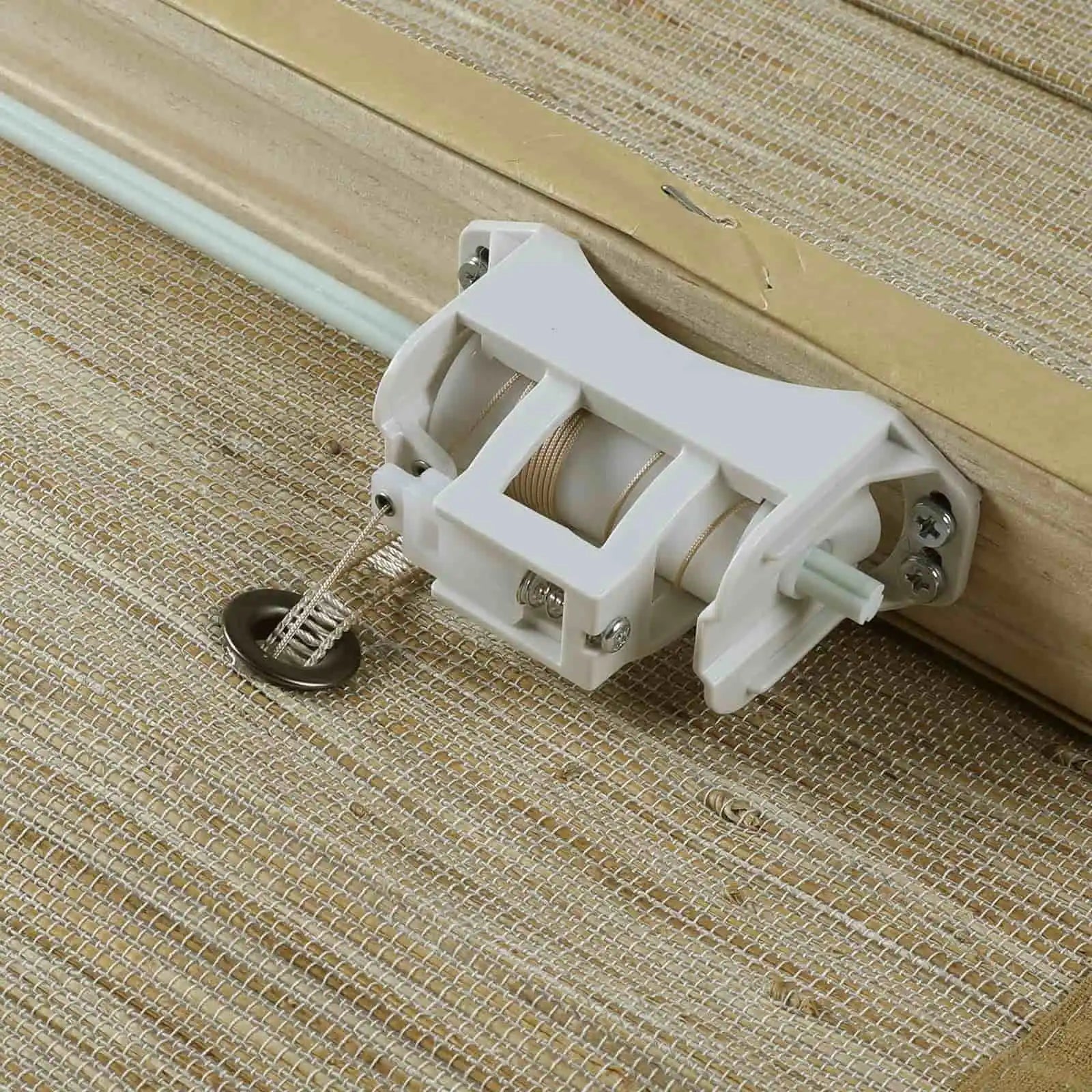 Rae Natural Jute Flax Woven Shade - Khaki TWOPAGES CURTAINS