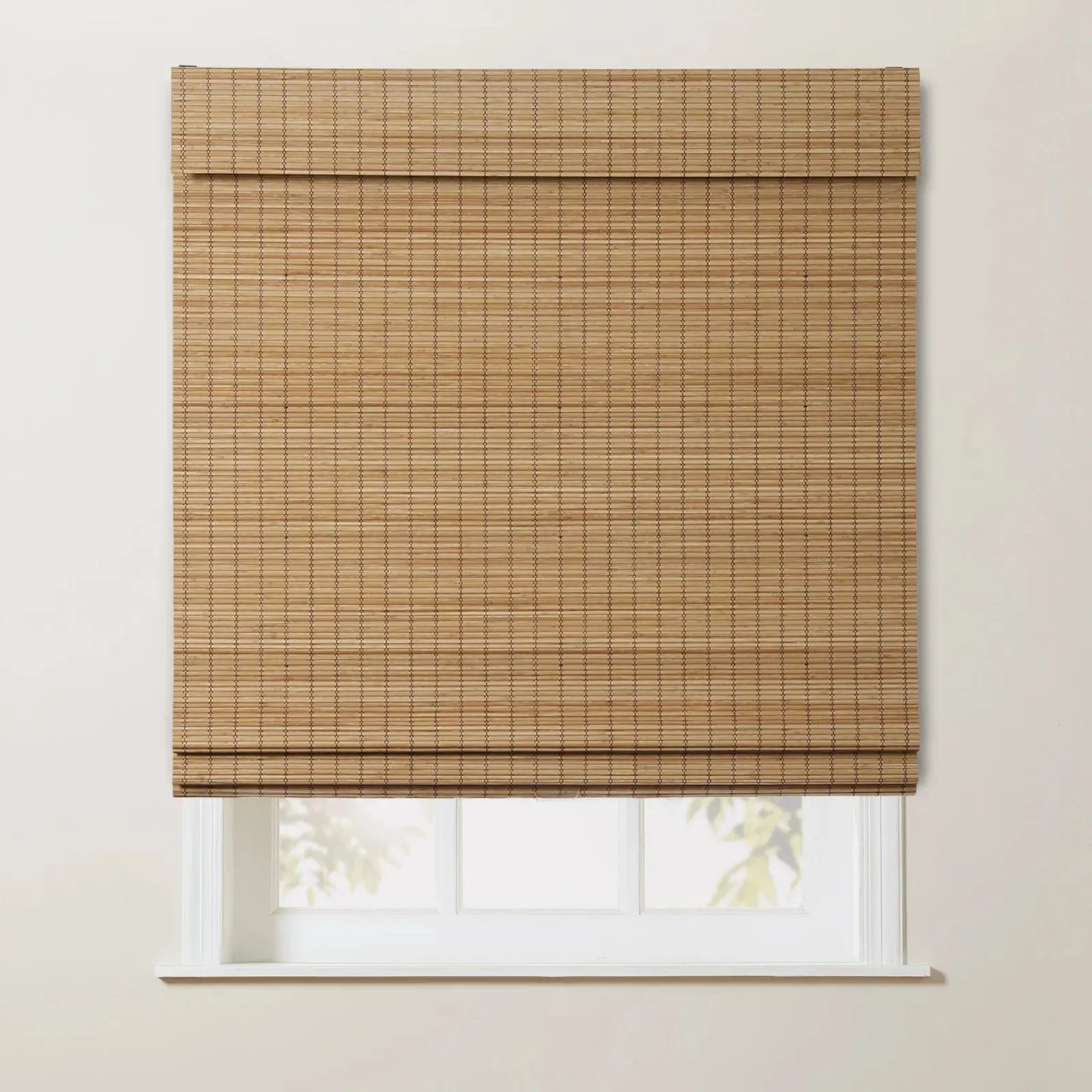 Sybil Bamboo Roman Shade - Flax TWOPAGES CURTAINS