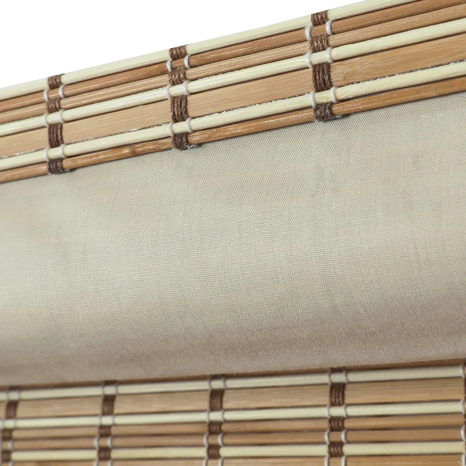 Sybil Bamboo Roman Shade - Dark Khaki TWOPAGES CURTAINS