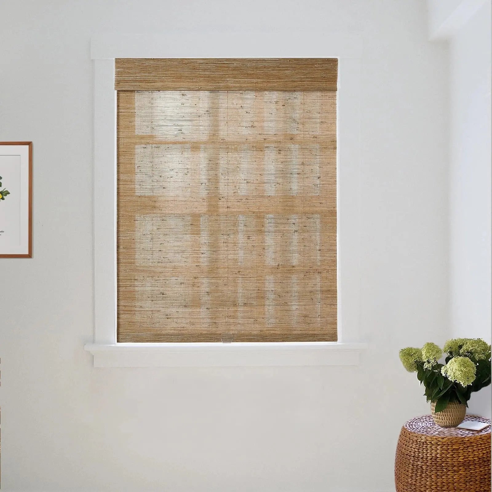 Natural Jute Bamboo Woven Shade - Bark TWOPAGES CURTAINS