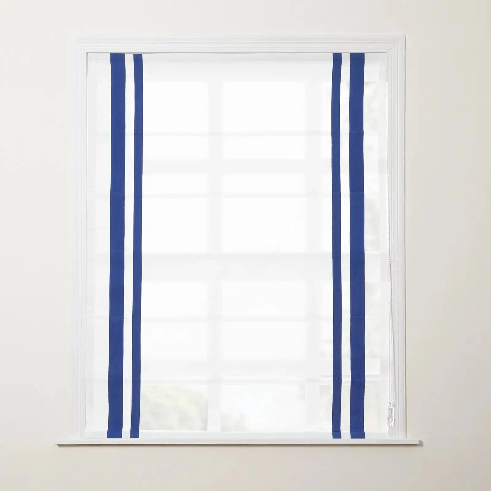 Tyrone Roman Shade with Border Cord Lift -TWOPAGES