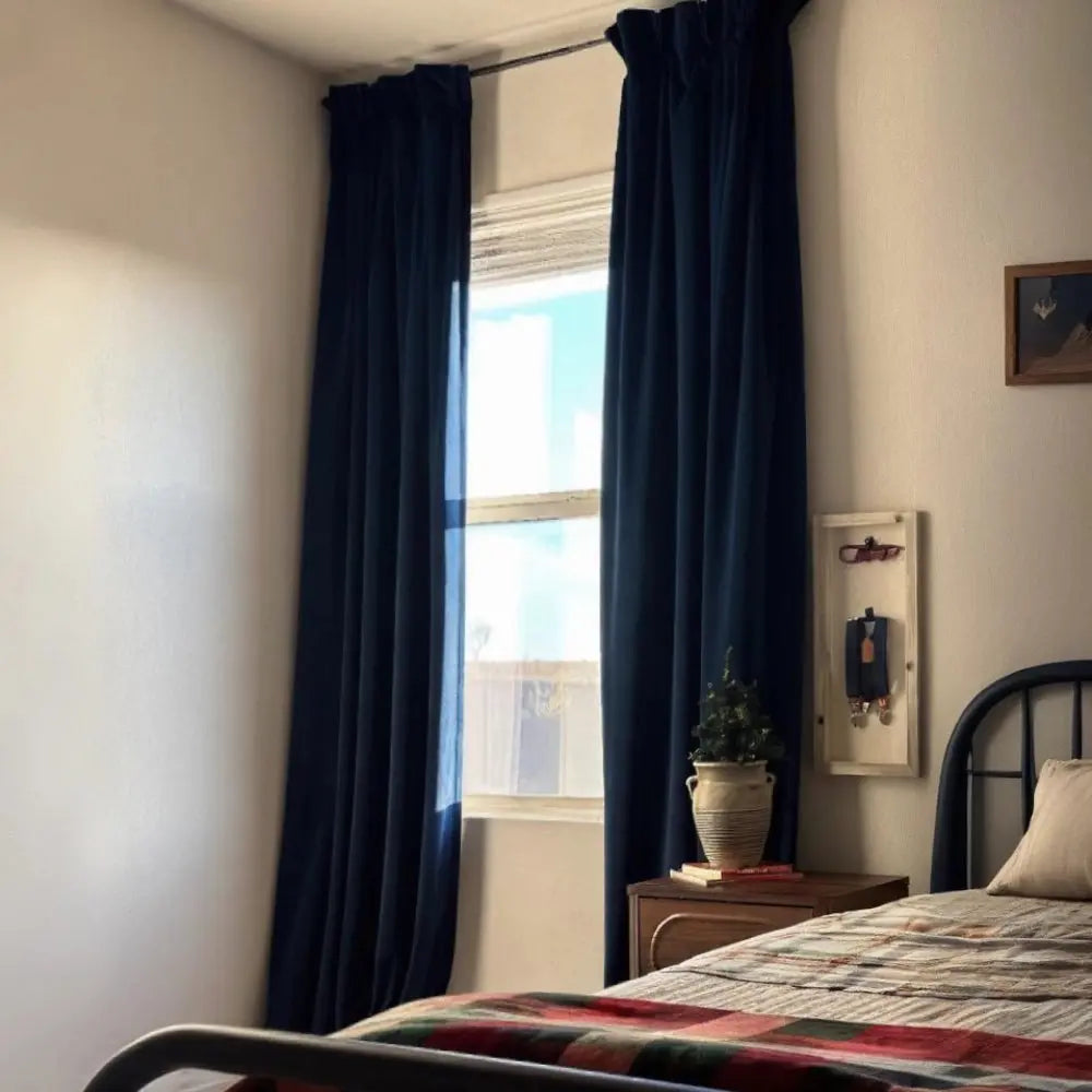 Premium velvet pleated drapery for elegant insulated interiors