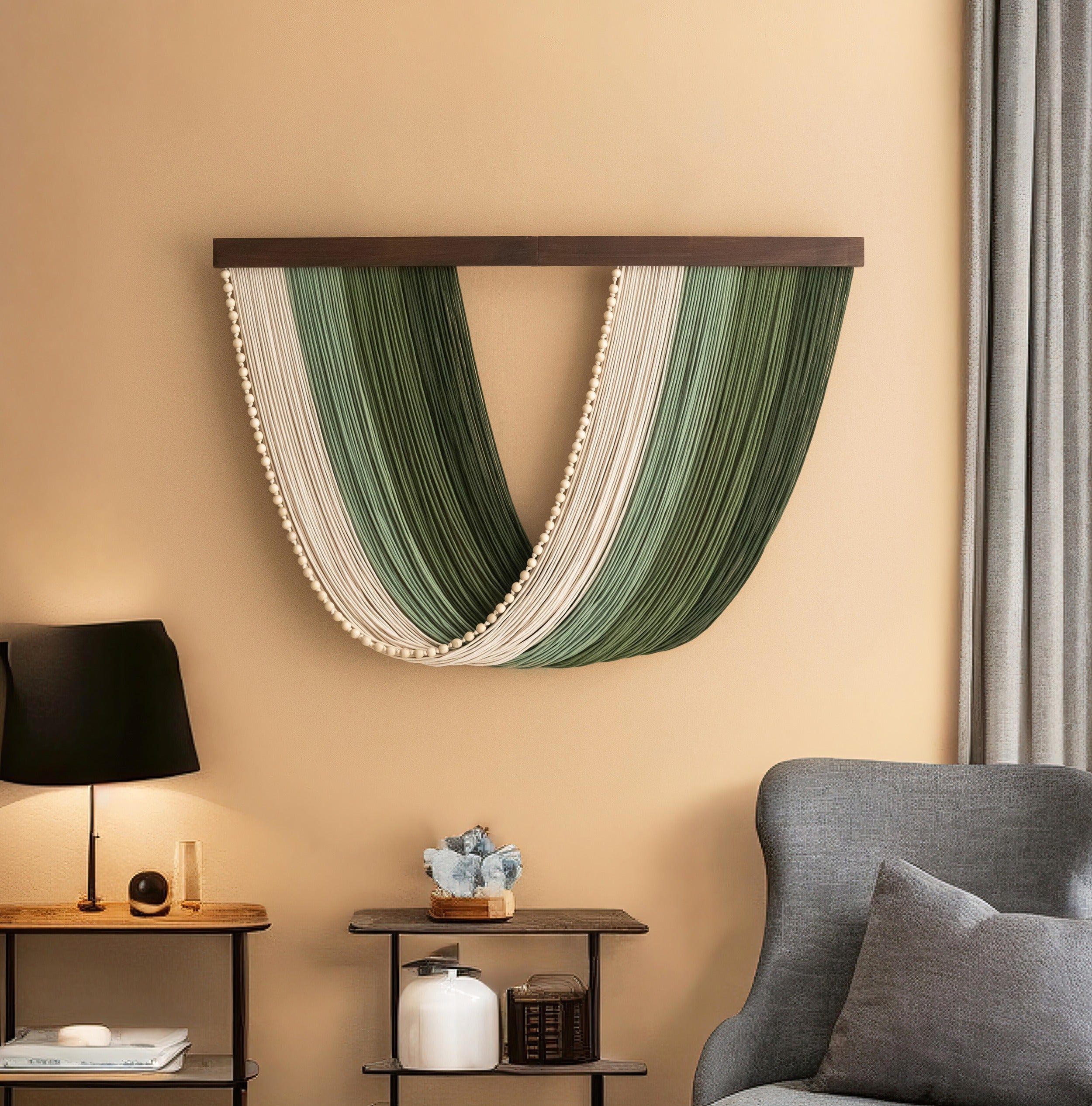 Boho Cotton Macrame Wall Hanging Decor U02