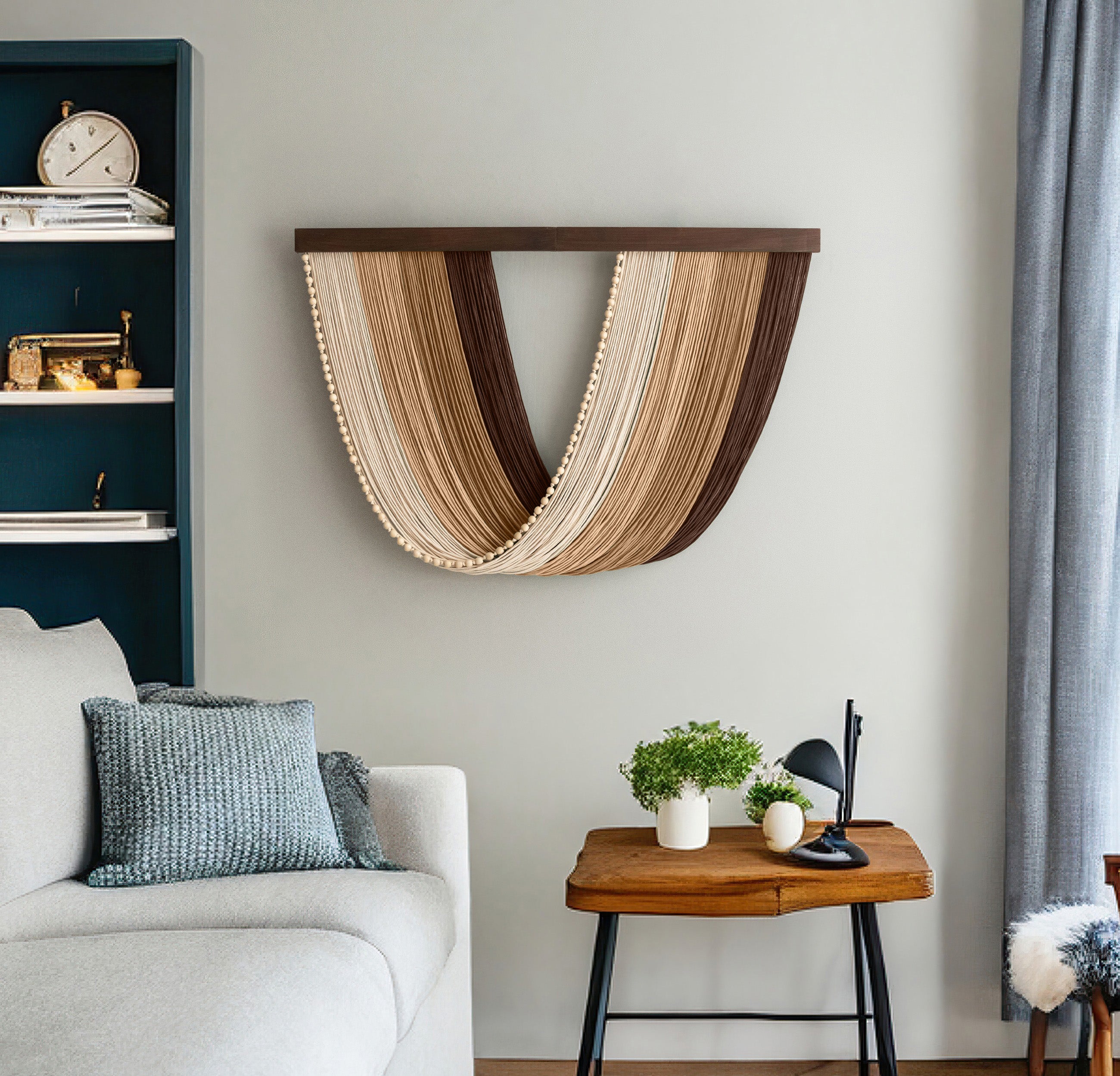 Boho Cotton Macrame Wall Hanging Decor U02