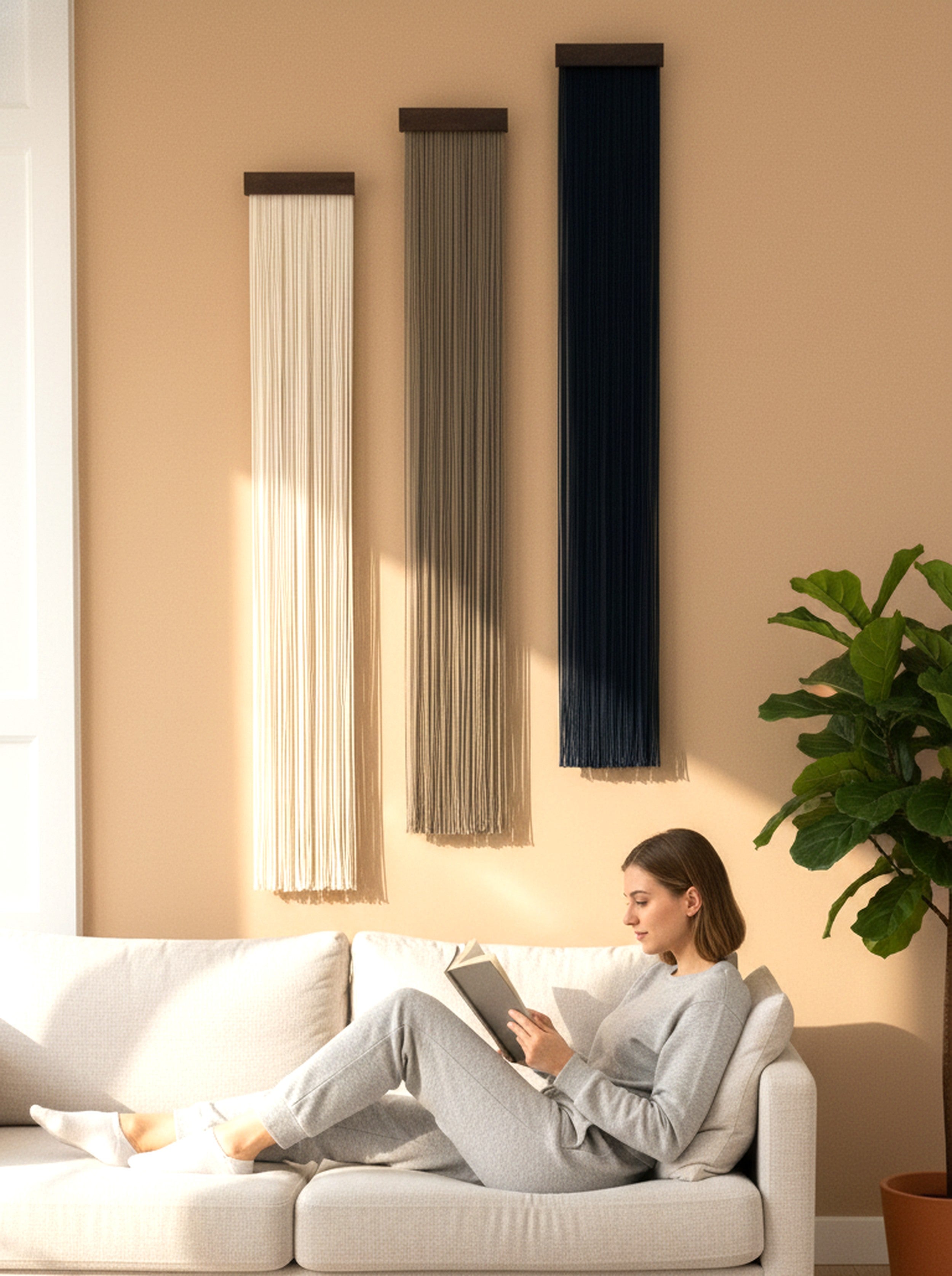 Handmade Boho Macrame Wall Hanging V81