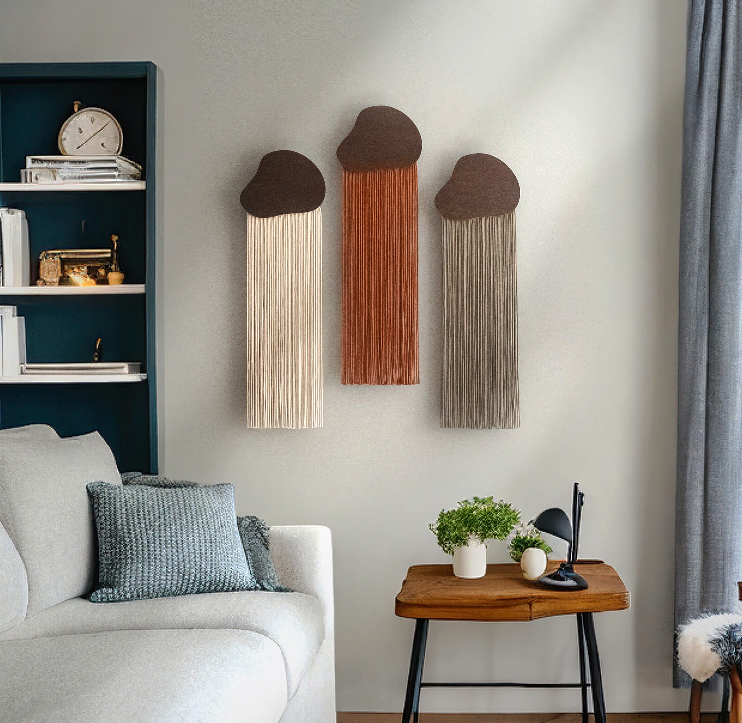 Cotton Macrame Fiber Wall Hanging Boho Decor V99