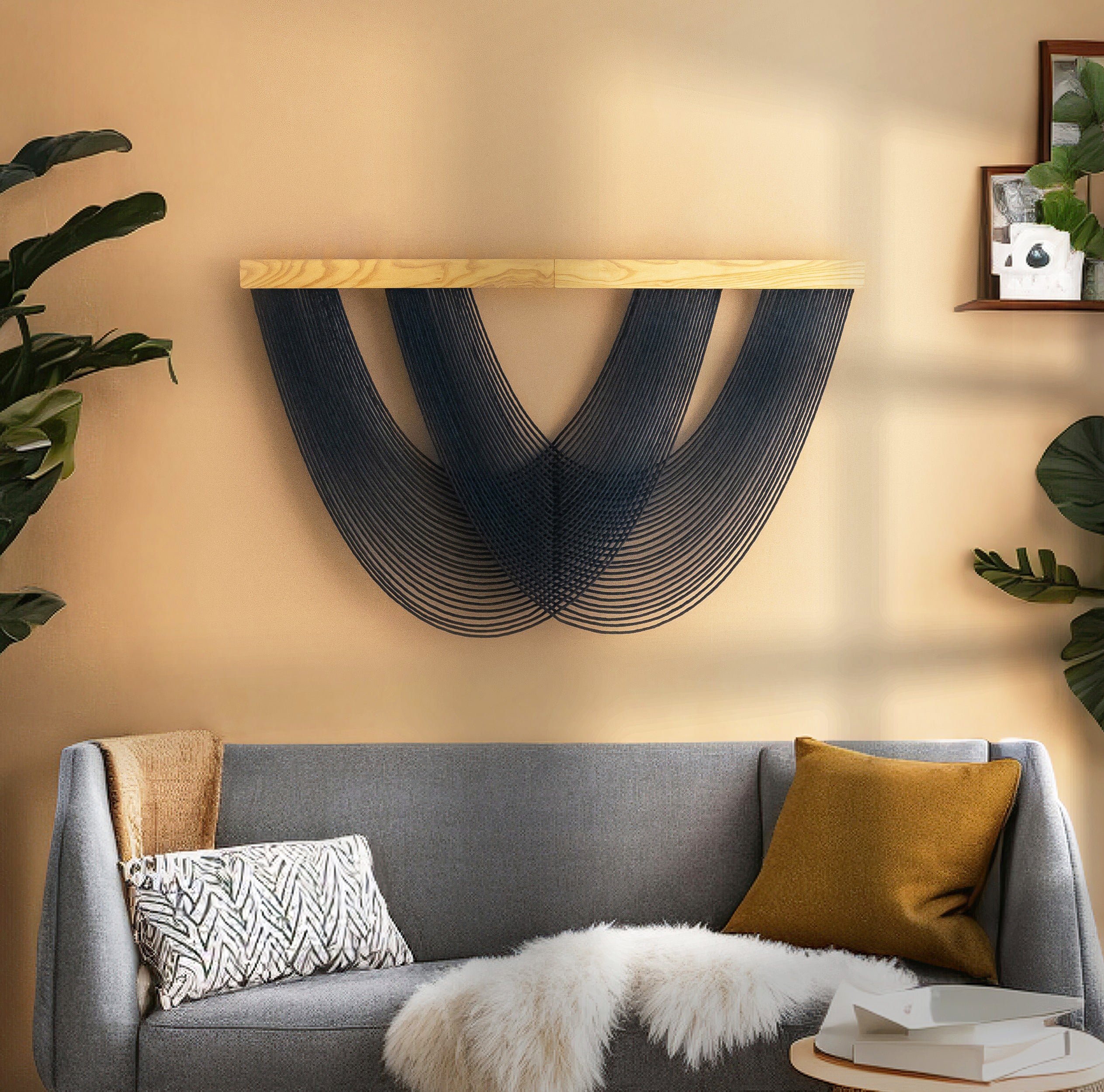 Handmade Boho Macrame Wall Hanging W99