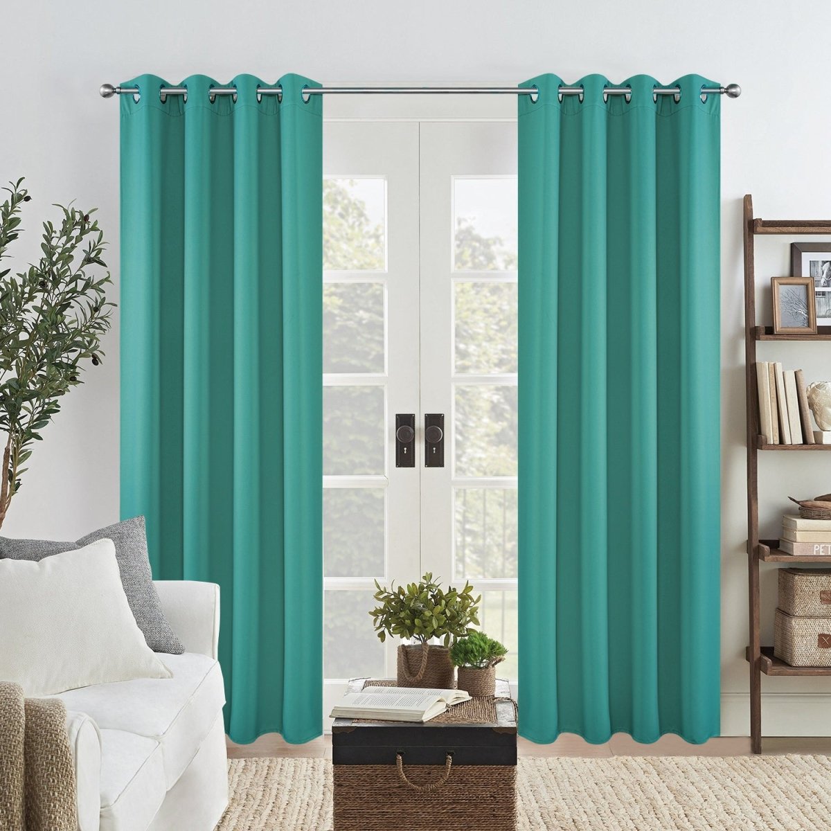 Joydeco Blackout Curtains Thermal Insulated Long Curtains& Drapes 2 Panels Set Various sizes and colors, suitable for living room and bedroom windows (Copy)
