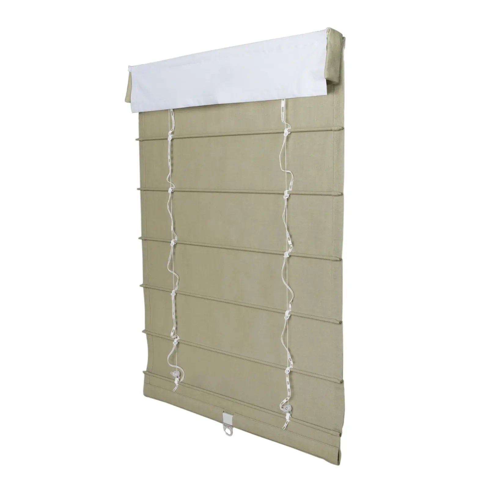 Custom Back Slat Roman Shades Cordless -TWOPAGES