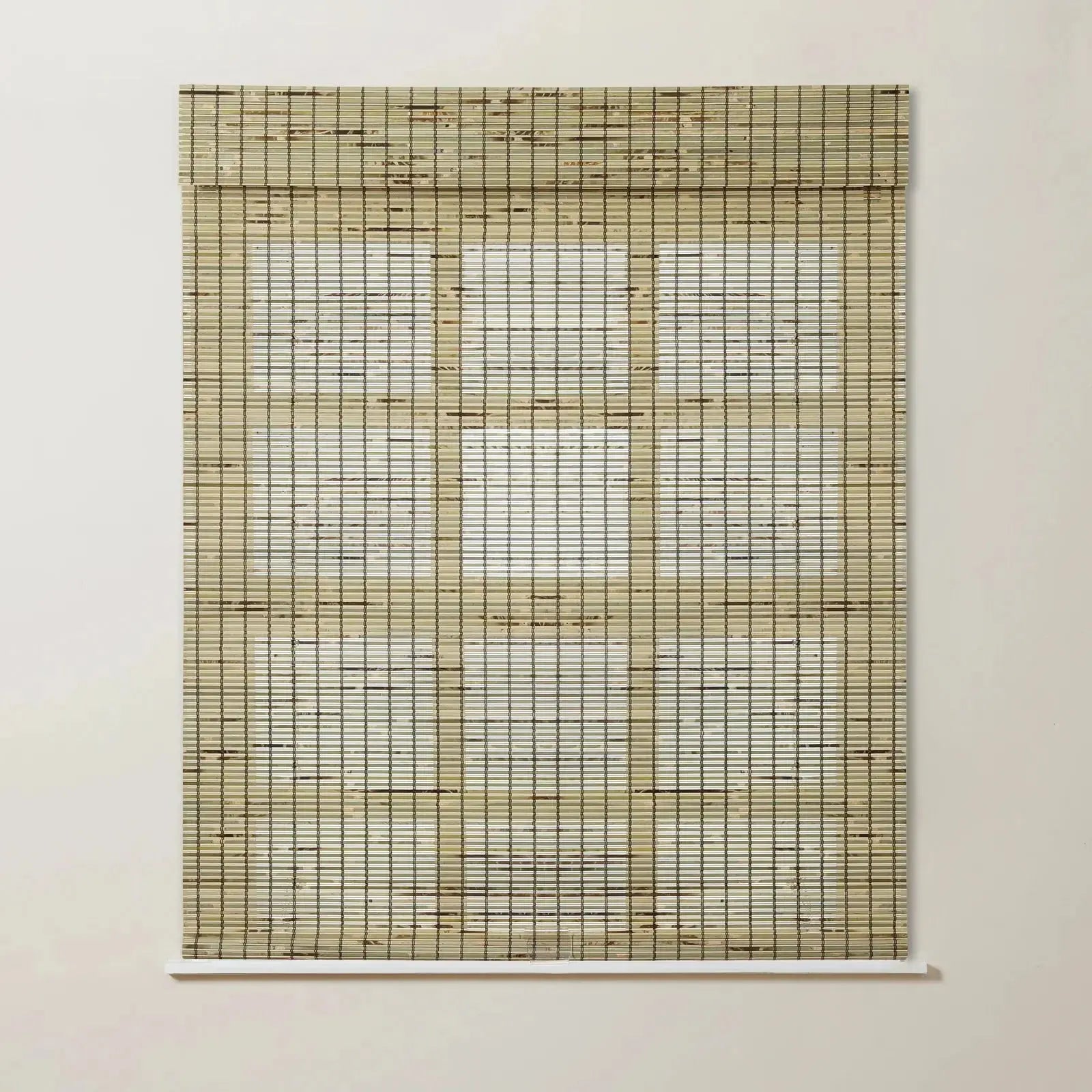 Sybil Natural Bamboo Roman Shade - Bamboo TWOPAGES CURTAINS