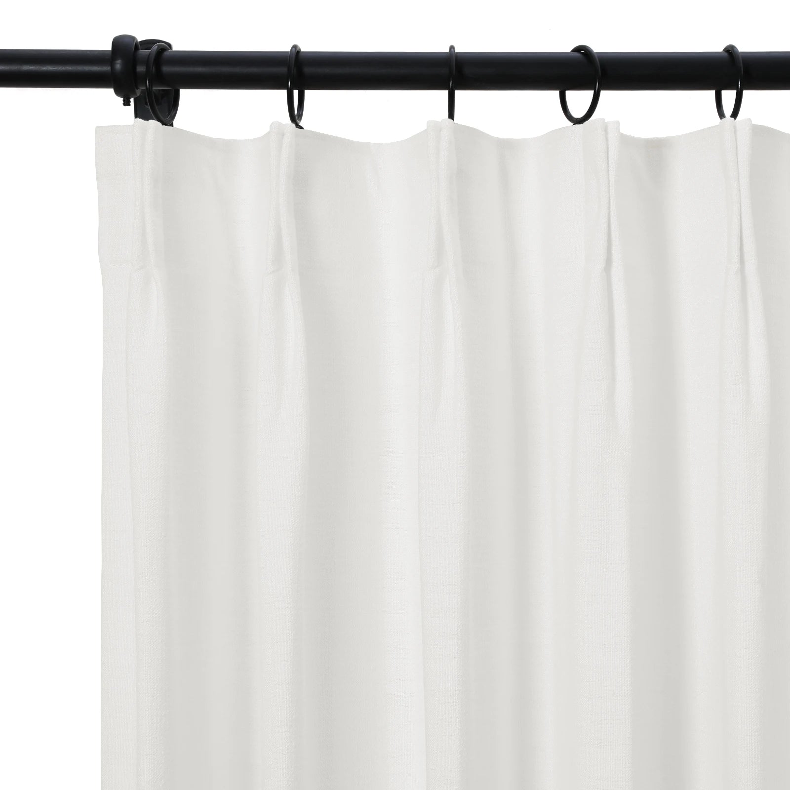 Isabella heavyweight cotton pleated drapery for elegant insulated interiors