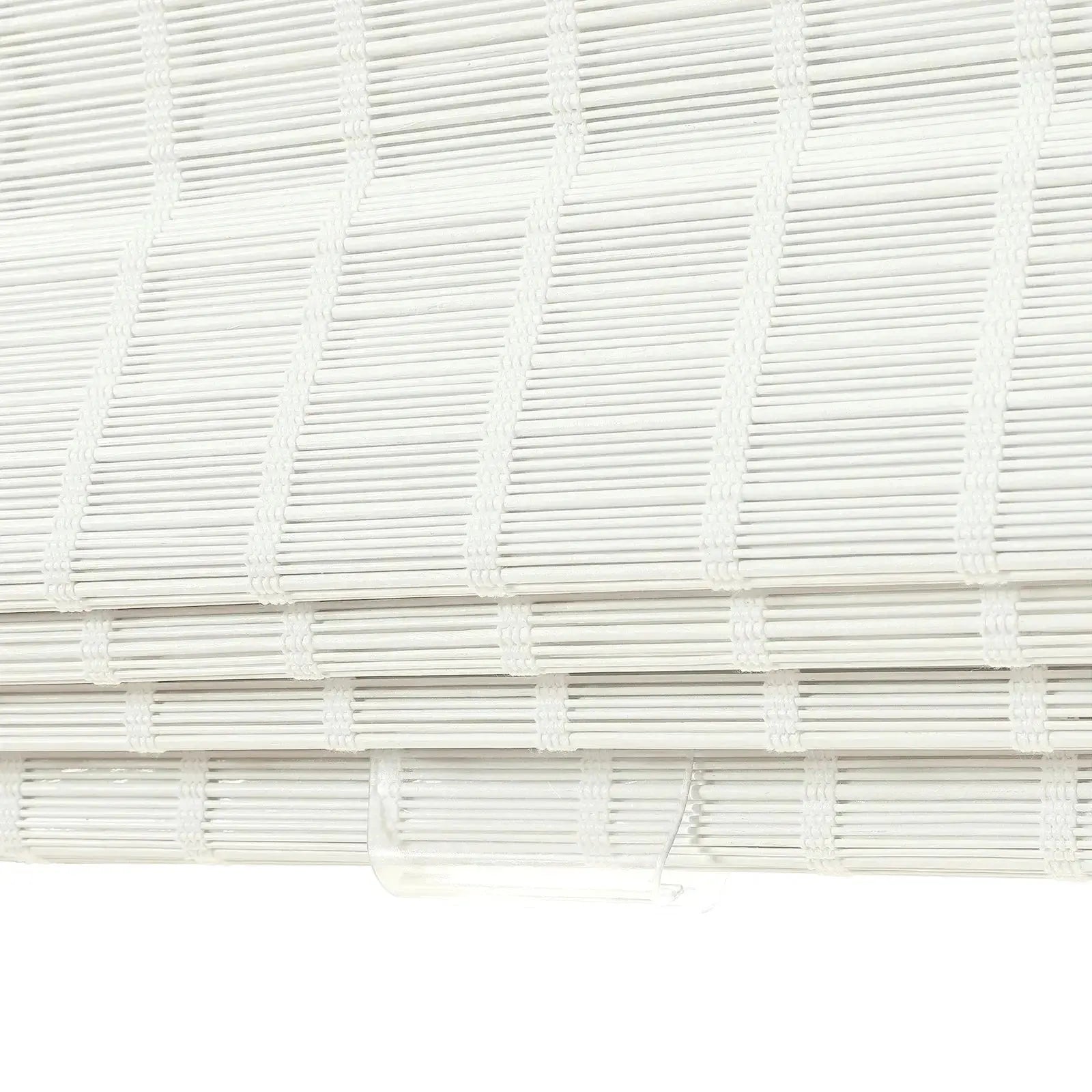 Sybil Bamboo Roman Shade - Beige White TWOPAGES CURTAINS