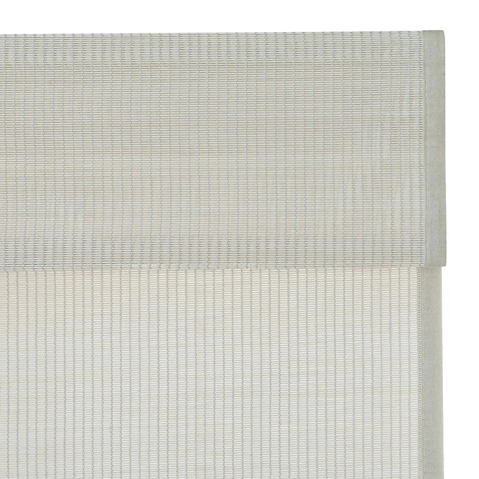 Sybil Bamboo Roman Shade - Birch White TWOPAGES CURTAINS