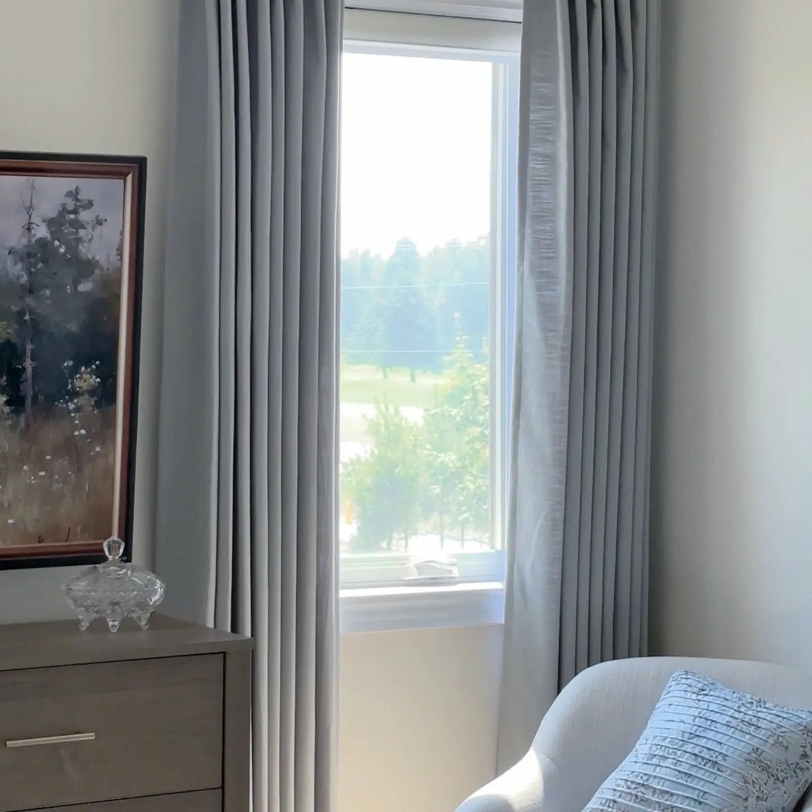 Isabella heavyweight cotton pleated drapery for elegant insulated interiors