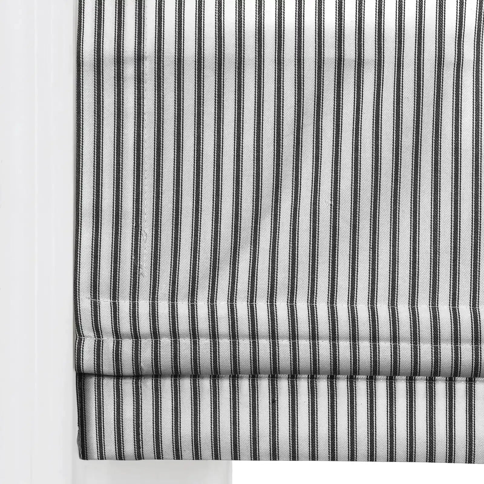 Jana Cordless Roman Shades 100% Cotton Striped Plus Size -TWOPAGES