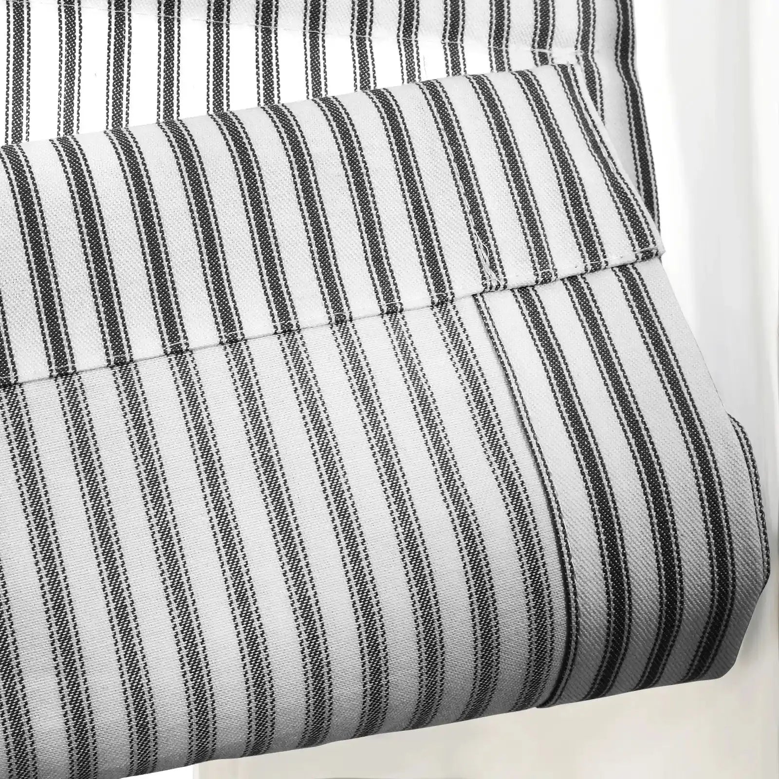 Jana Cordless Roman Shades 100% Cotton Striped Plus Size -TWOPAGES