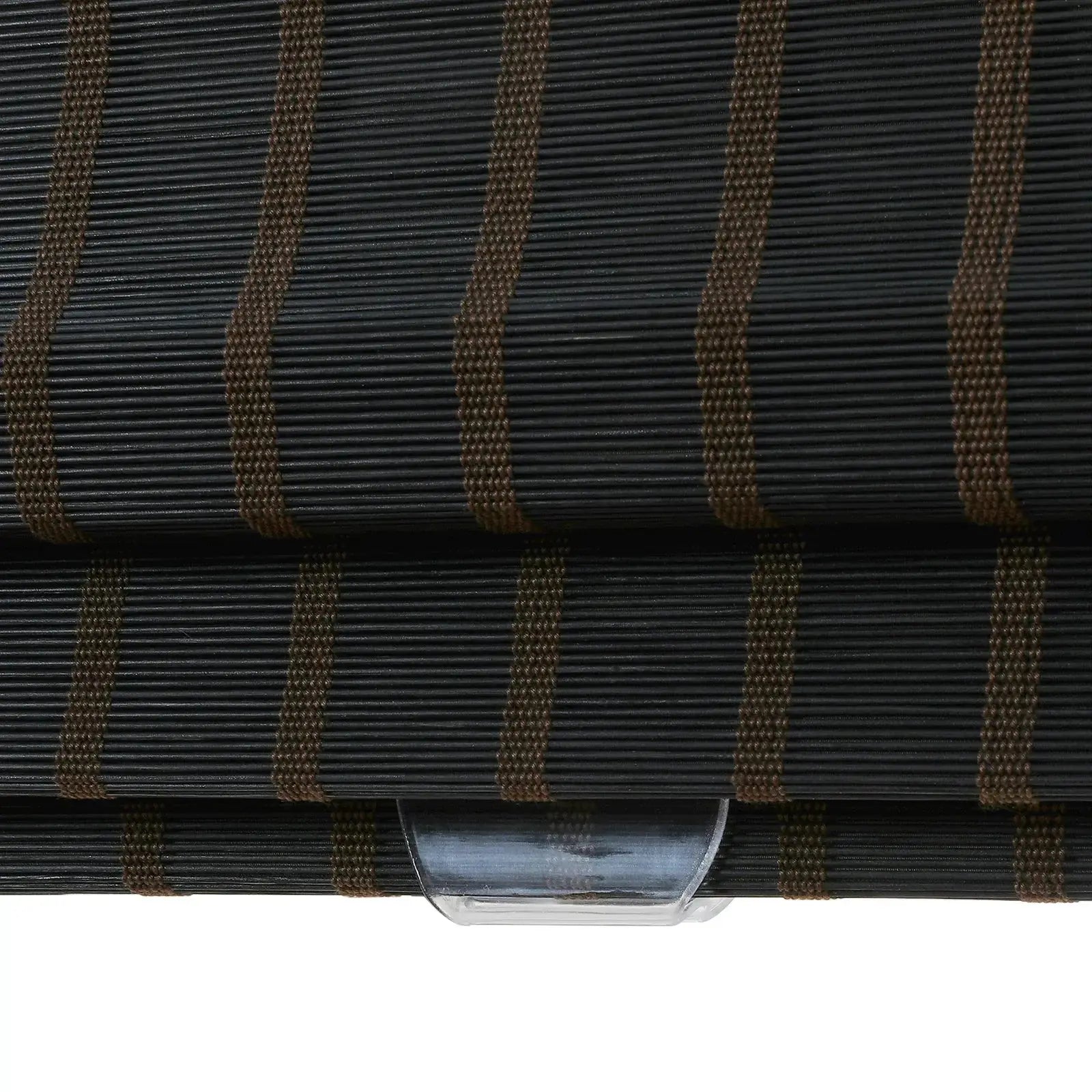 Sybil Bamboo Roman Shade - Black Coffee TWOPAGES CURTAINS