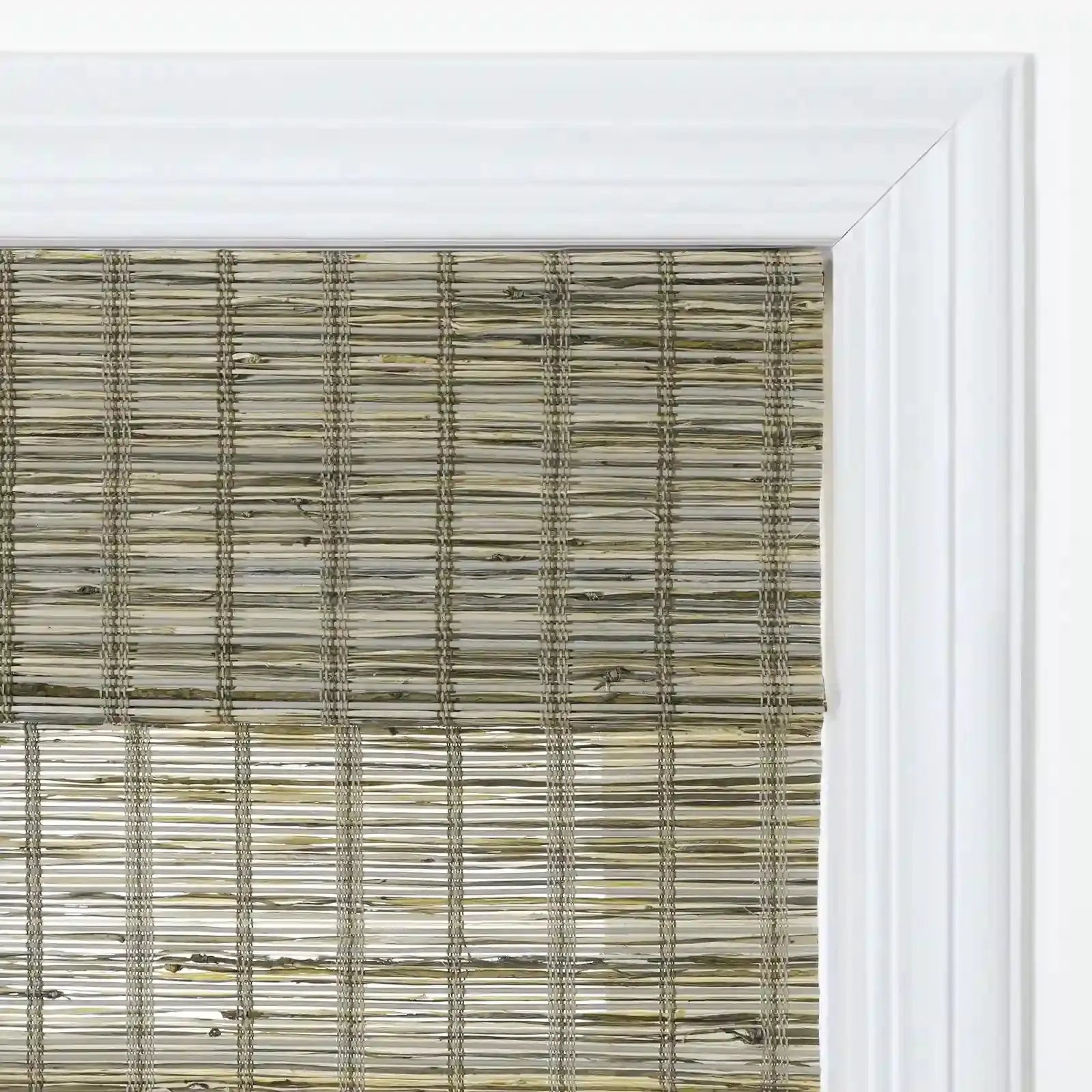 Rae Natural Ramie Jute Woven Wood Shades - Series D -TWOPAGES CURTAINS