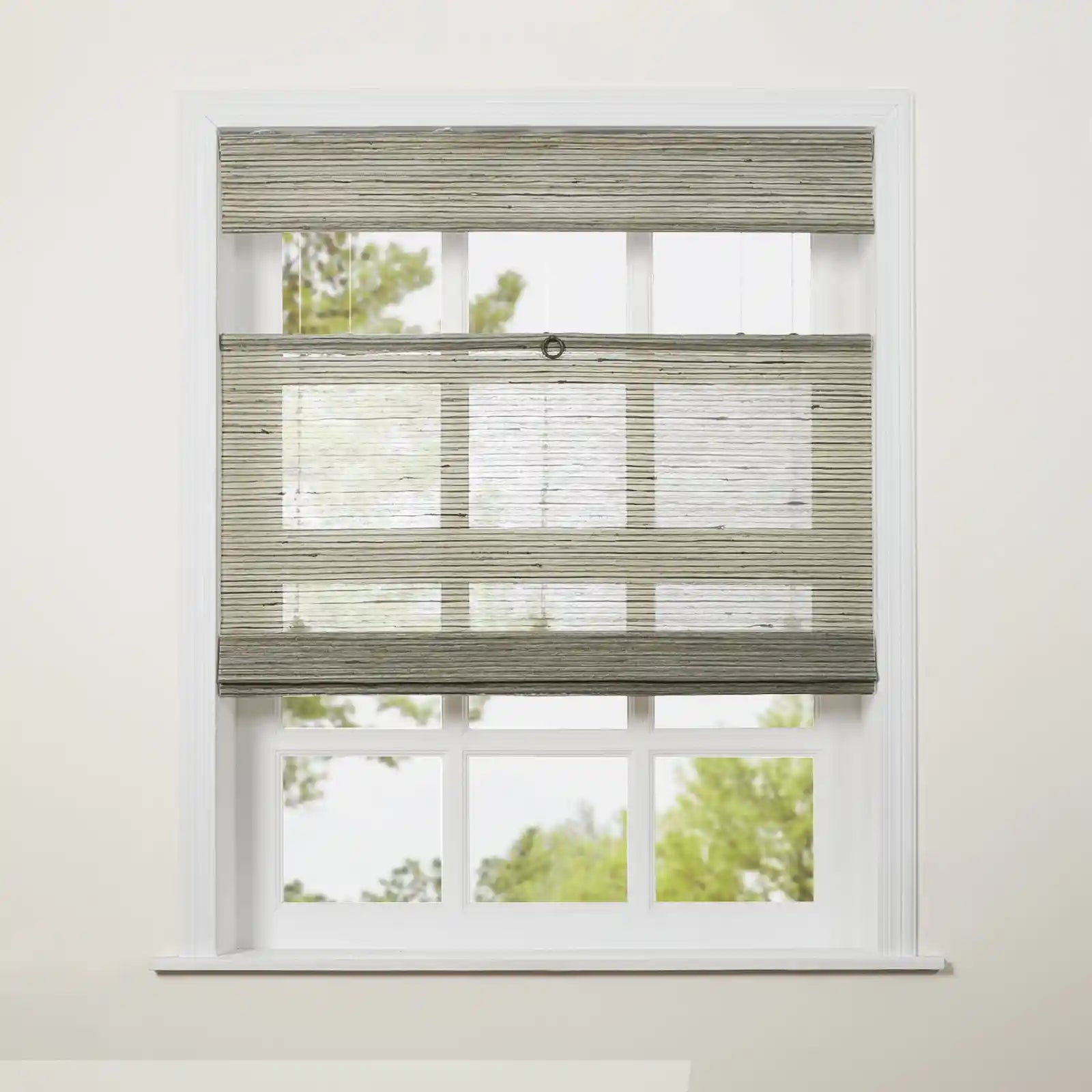 Rae Top Down Bottom Up Woven Wood Shade Cordless - Series C -TWOPAGES