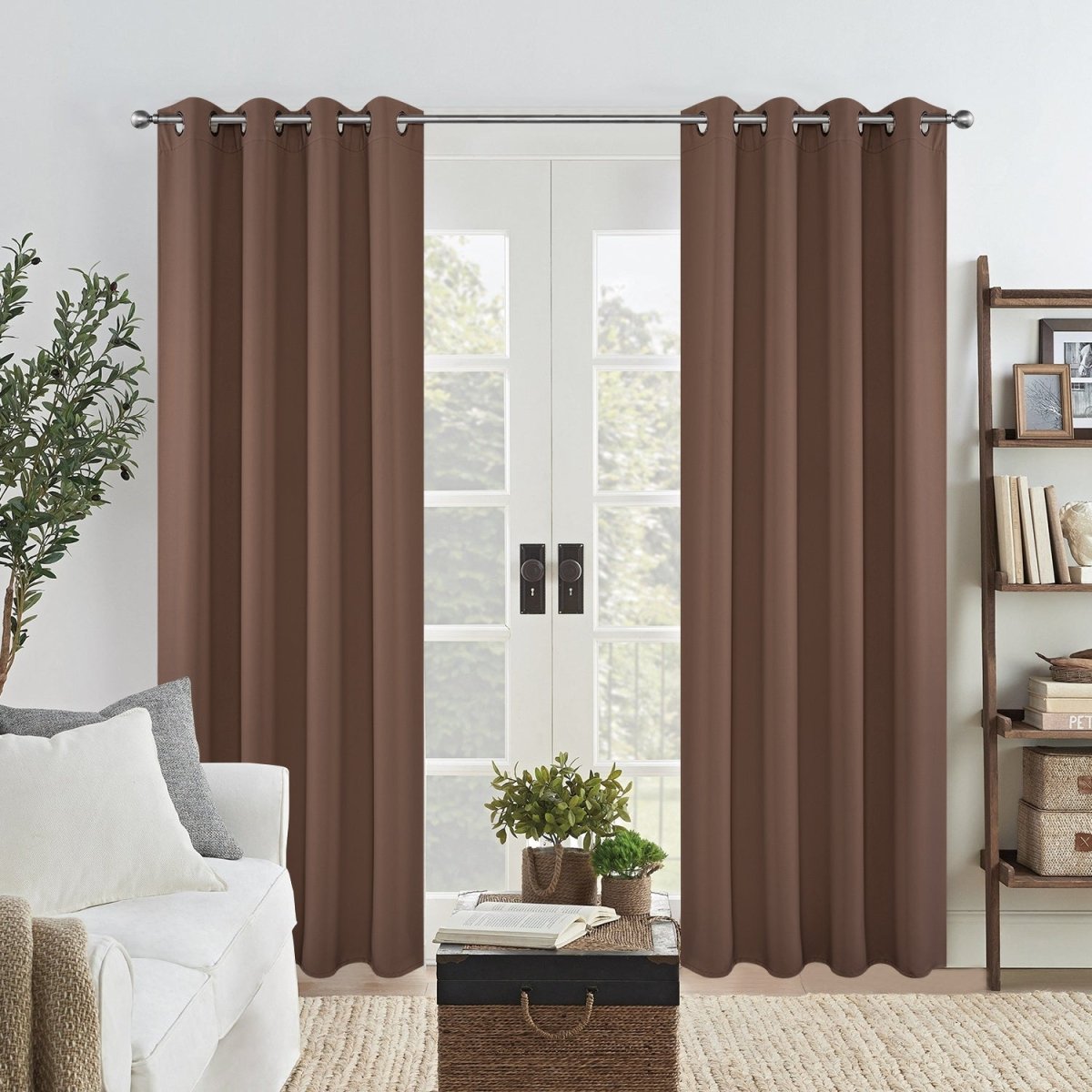 Joydeco Blackout Curtains Thermal Insulated Long Curtains& Drapes 2 Panels Set Various sizes and colors, suitable for living room and bedroom windows (Copy)
