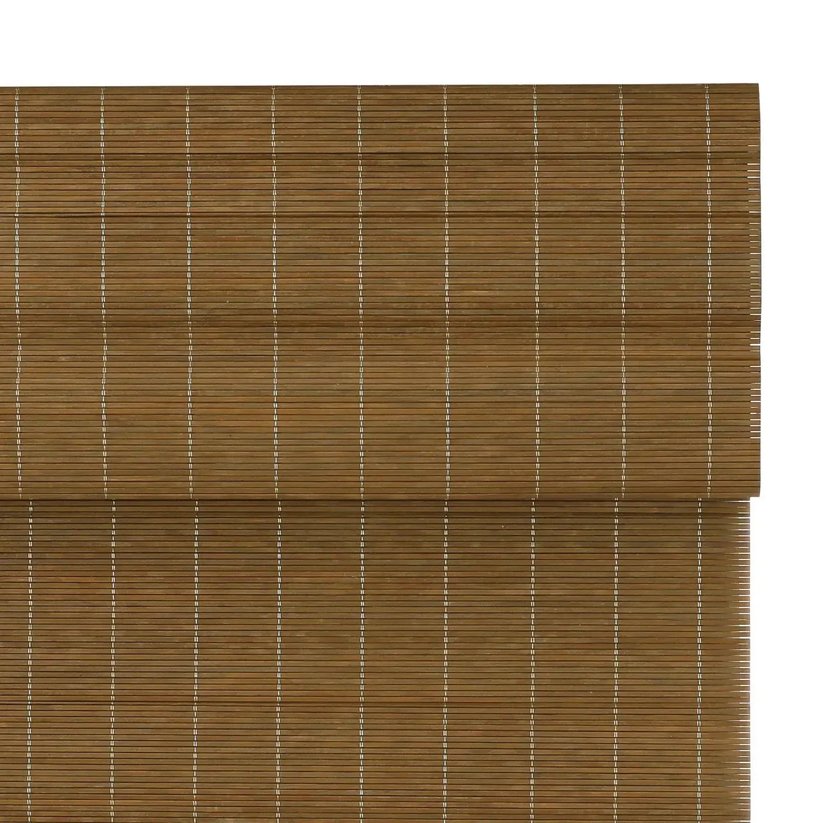 Sybil Bamboo Roman Shade - Cinnamon TWOPAGES CURTAINS