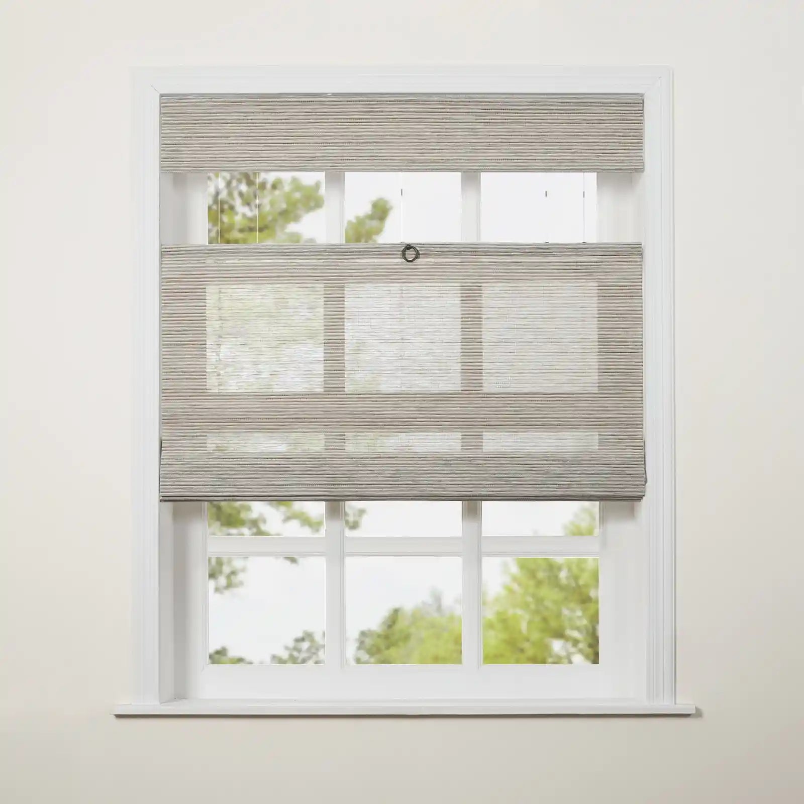 Rae Top Down Bottom Up Woven Wood Shade Cordless - Series C -TWOPAGES