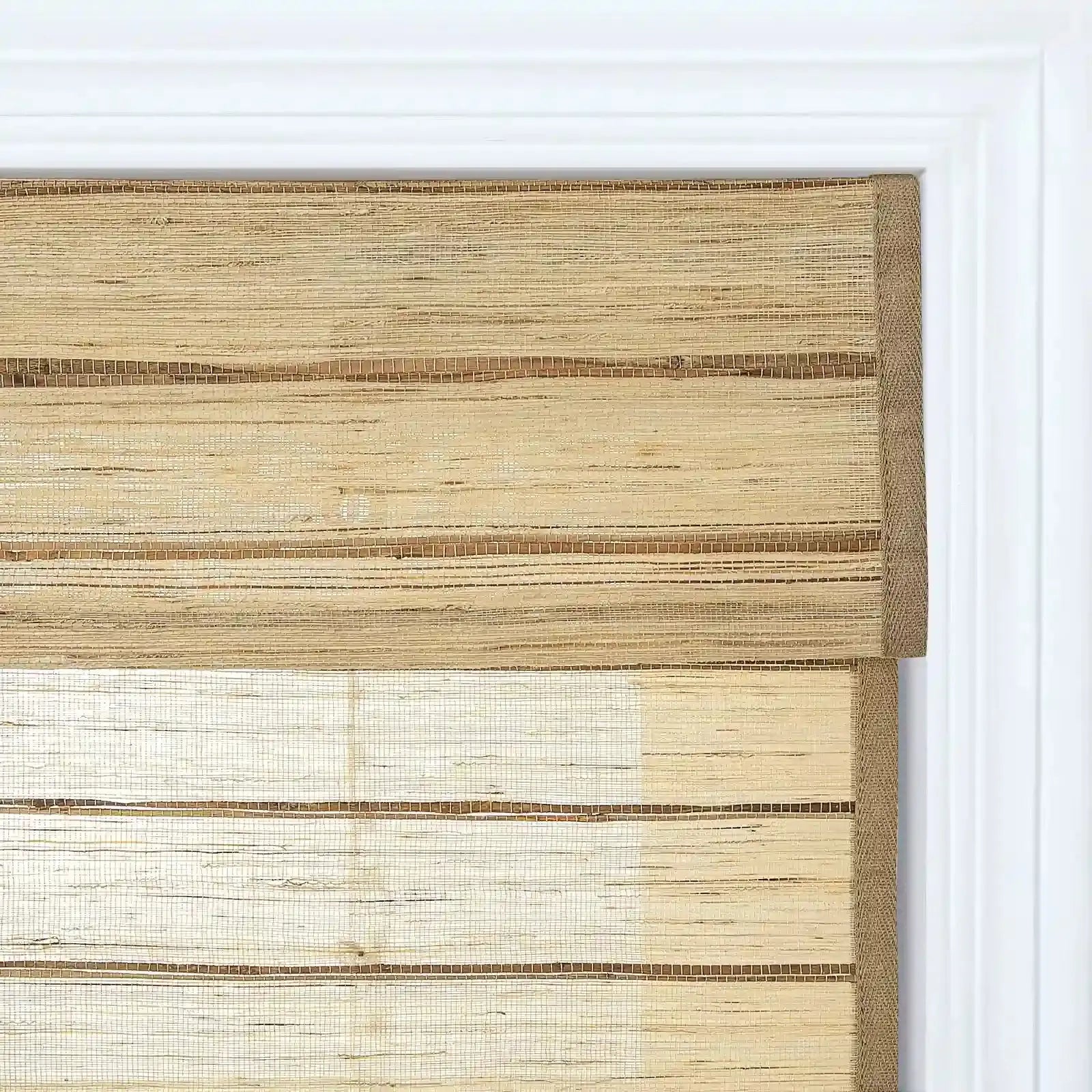 Rae Natural Ramie Jute Woven Wood Shades - Series M -TWOPAGES CURTAINS