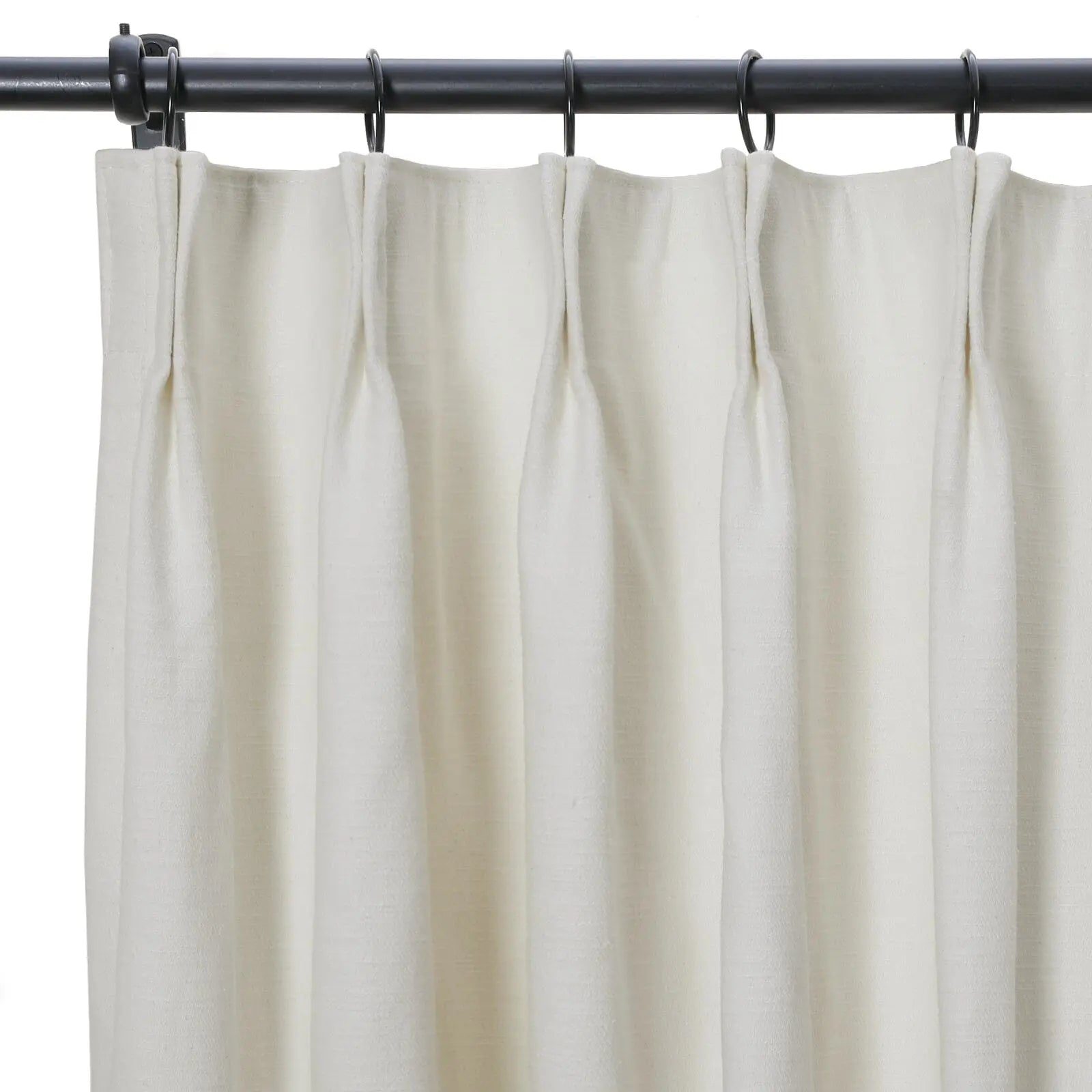 Cloe cotton blend pleated drapery for stylish insulated room design