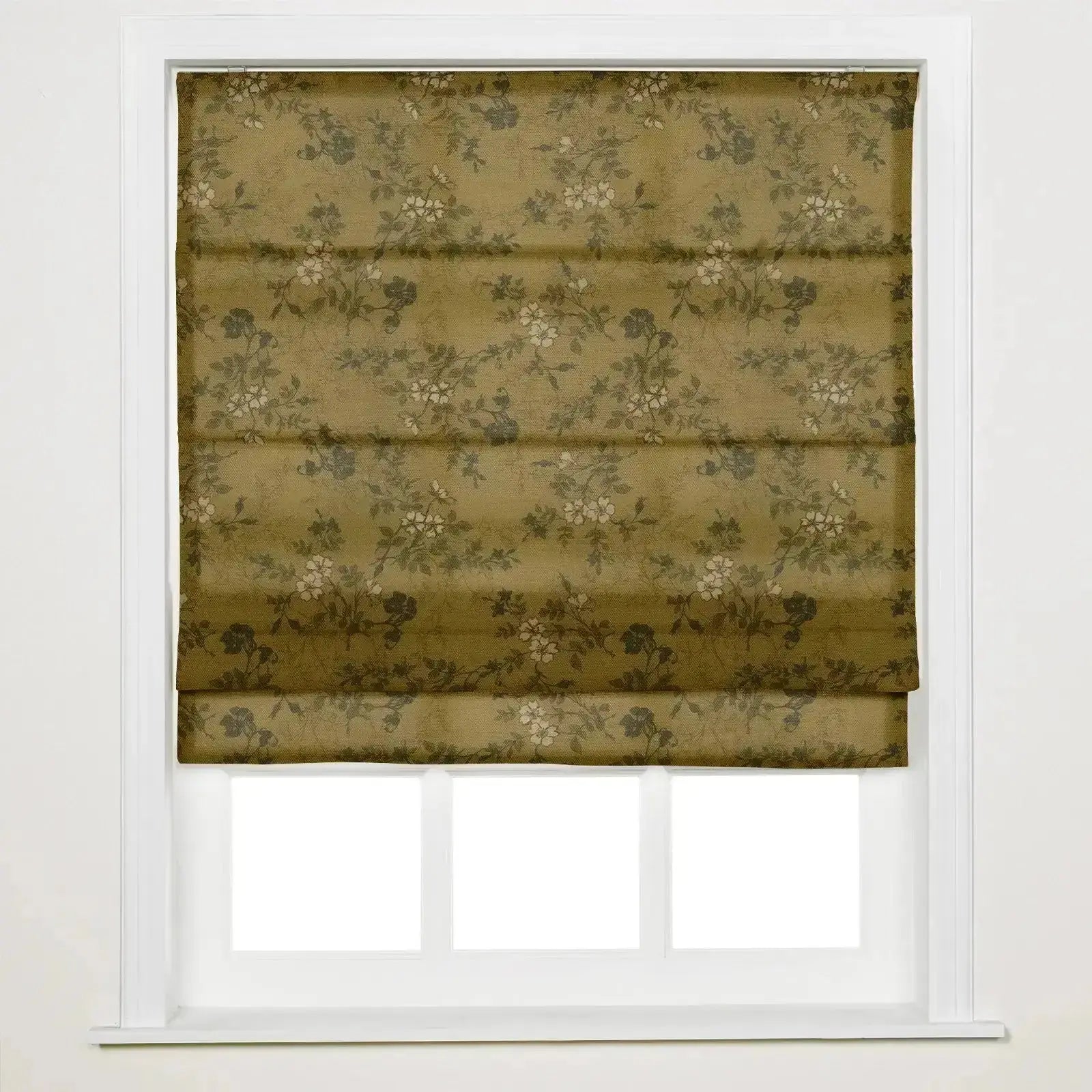 Sara Le Printed Roman Shade Cordless -TWOPAGES